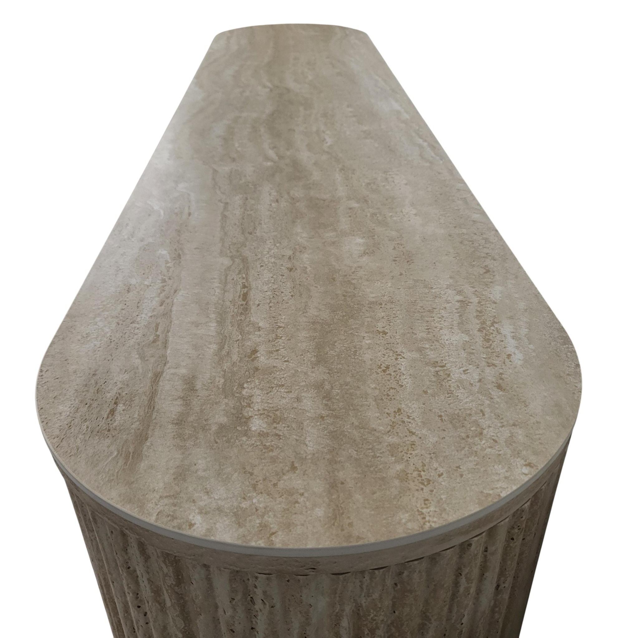 Buffet Calypso en Travertin Céramique – Design Moderne et Élégant SKU 22