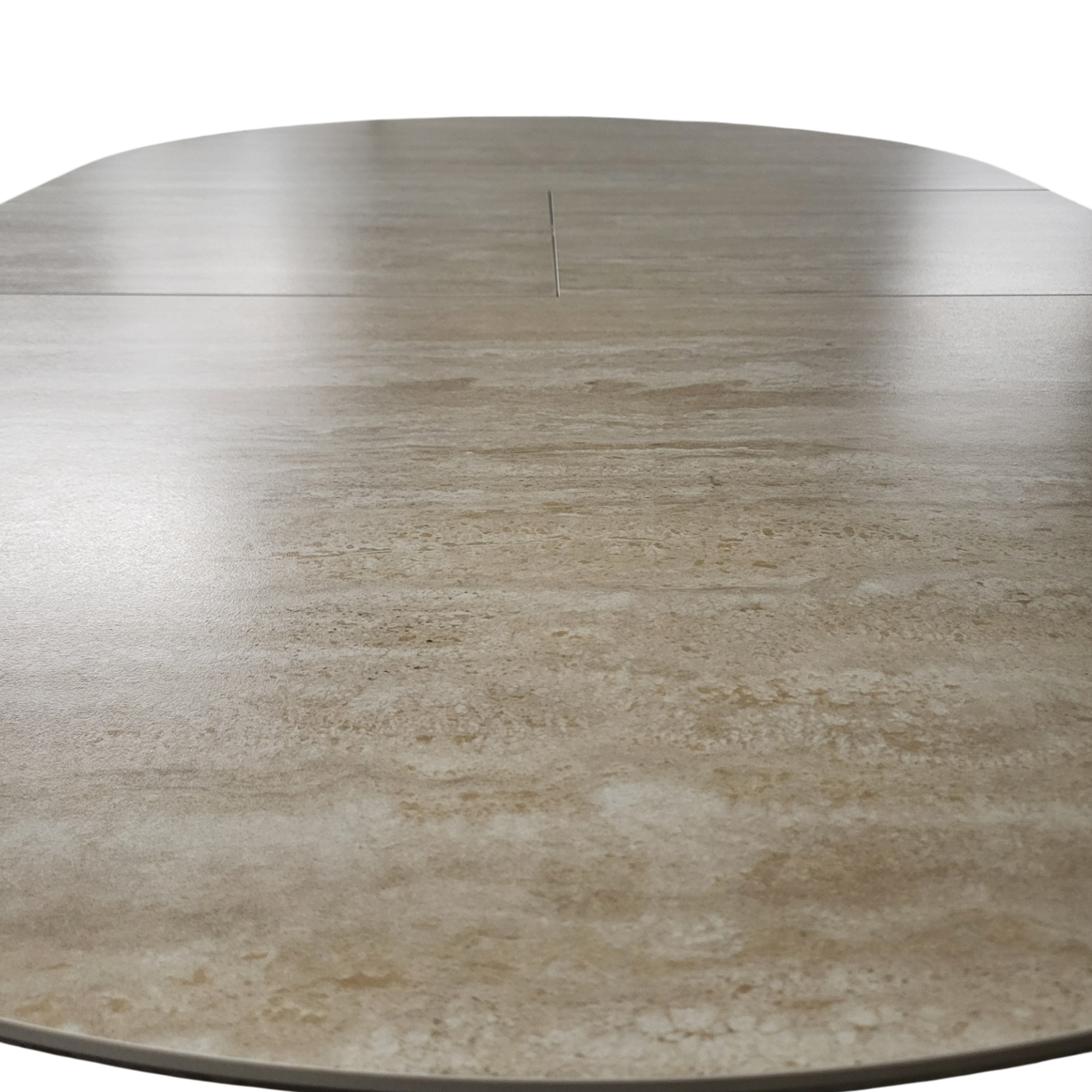 Table à manger rallonge Camille – Plateau céramique & pied noyer