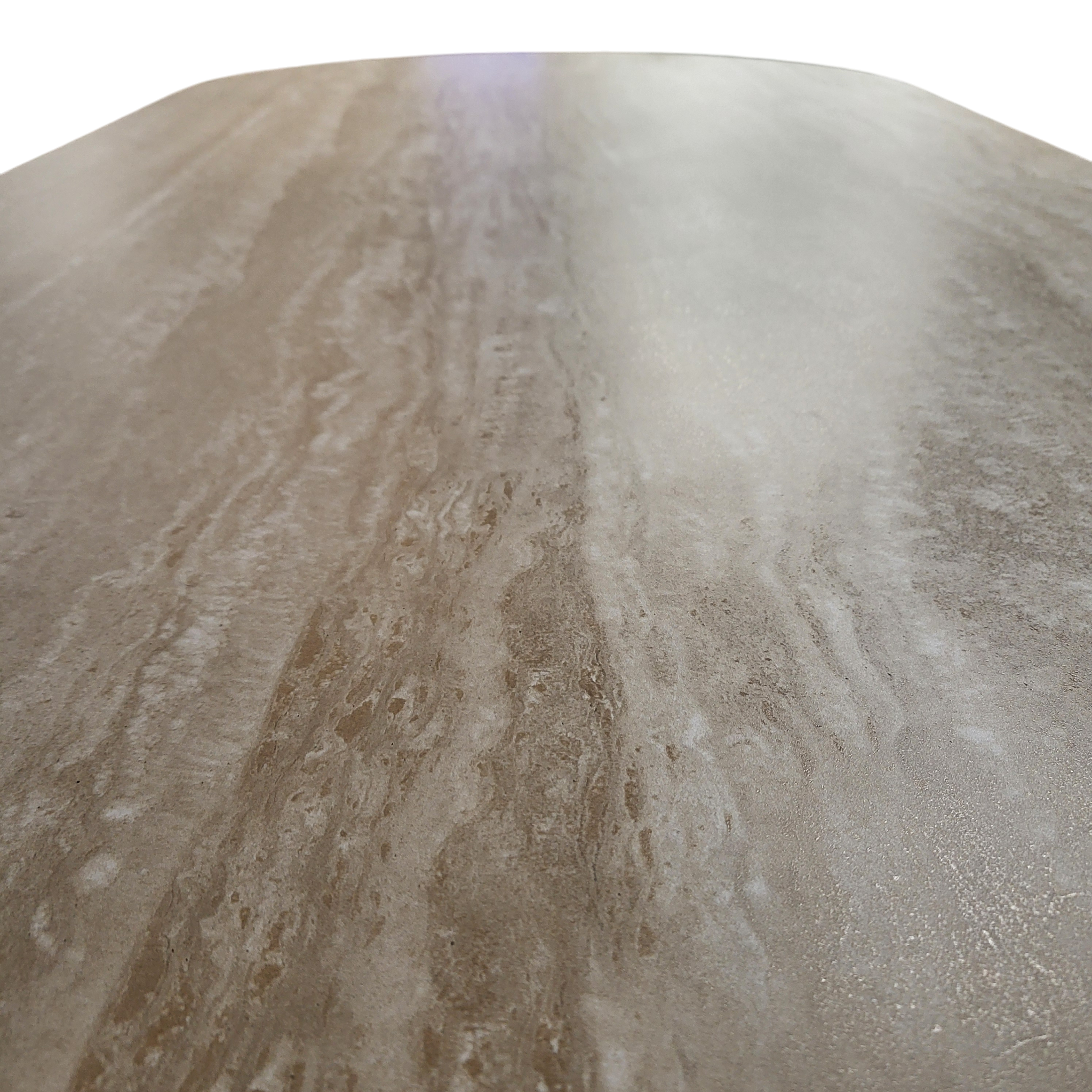 Table à manger CALYPSO en céramique effet travertin - 180 cm sku 11