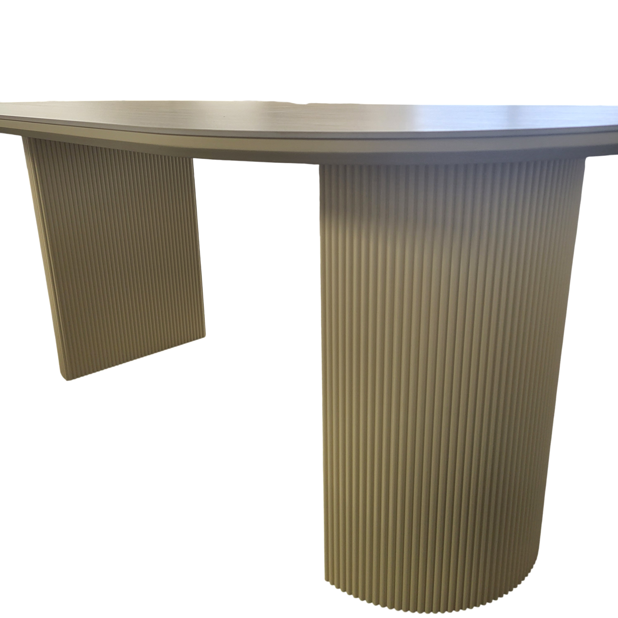 Table à manger CALYPSO en céramique effet travertin - 180 cm sku 11