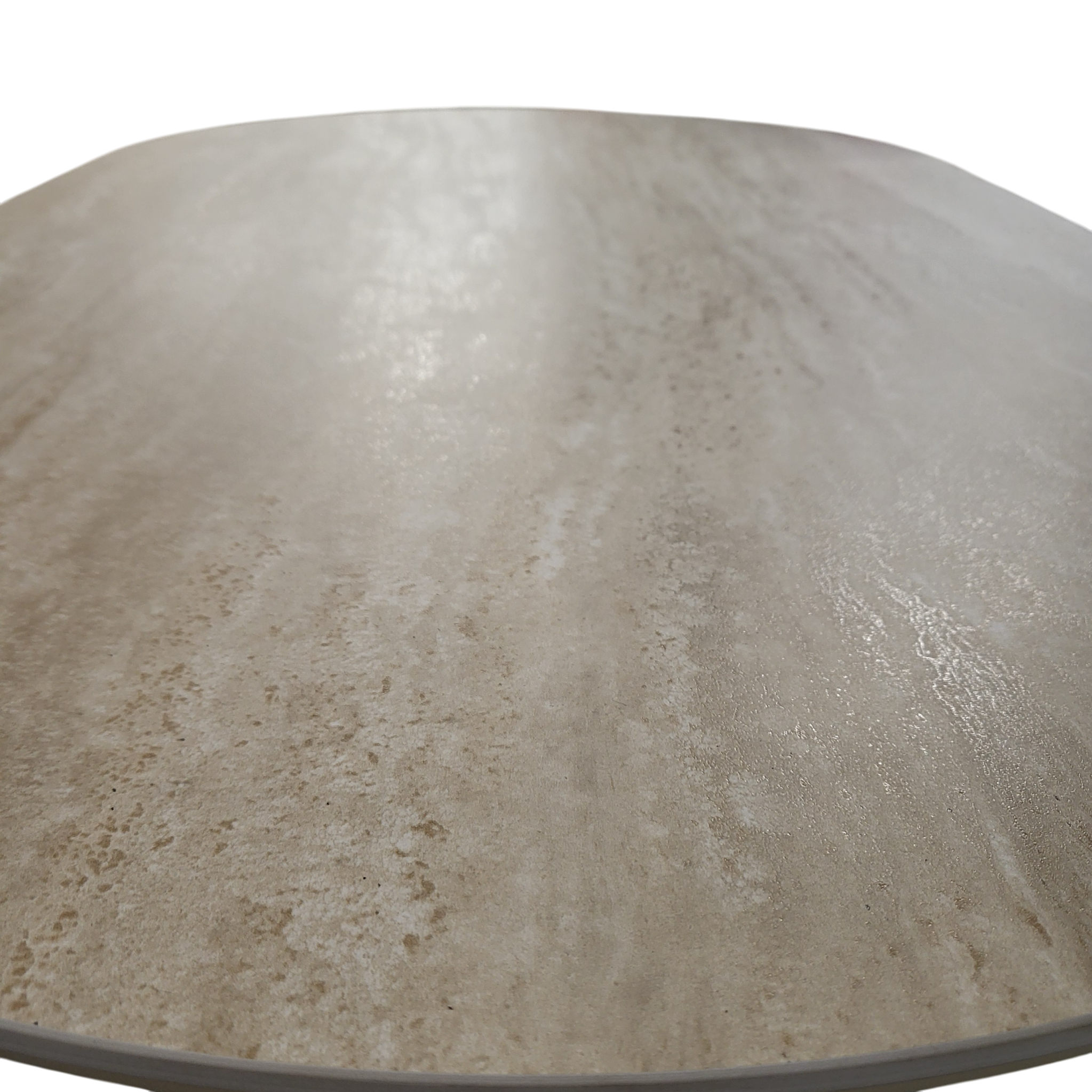 Table basse CALYPSO plateau en céramique effet travertin - 120 cm sku 10