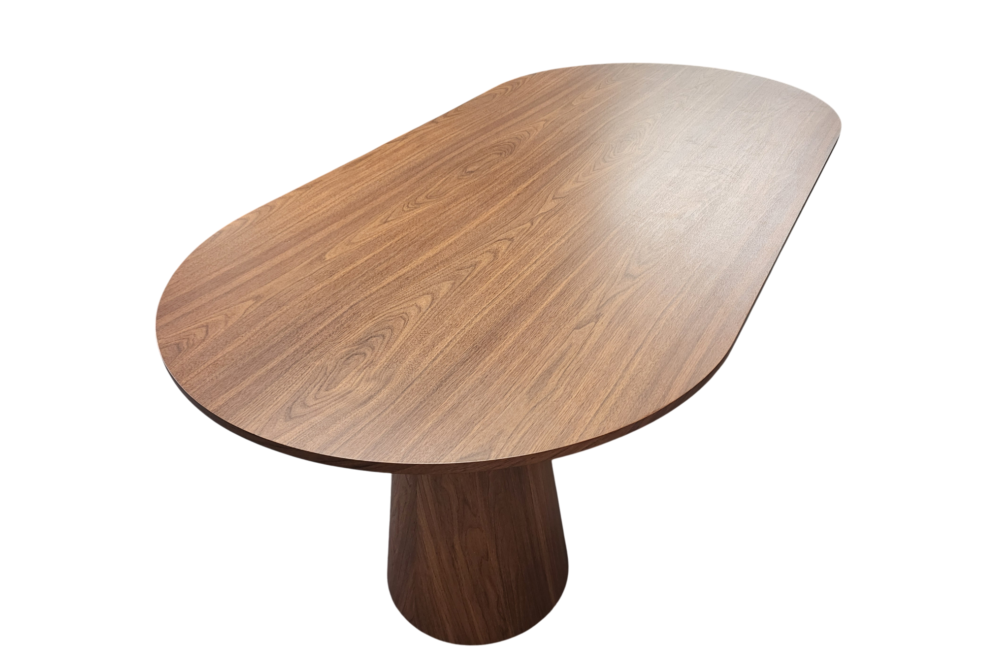 Table à manger ICONIC plateau et pieds noyer sku 52