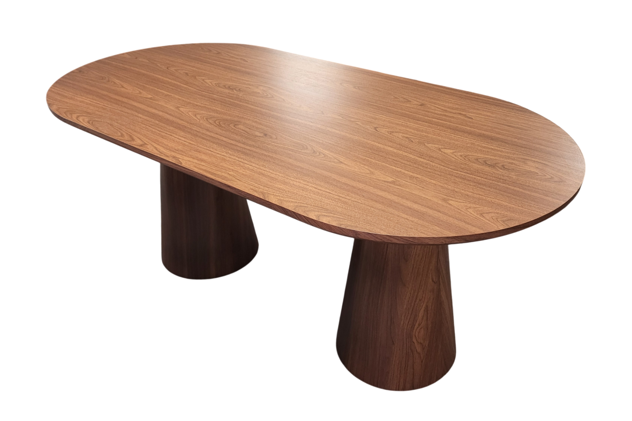 Table à manger ICONIC plateau et pieds noyer sku 52