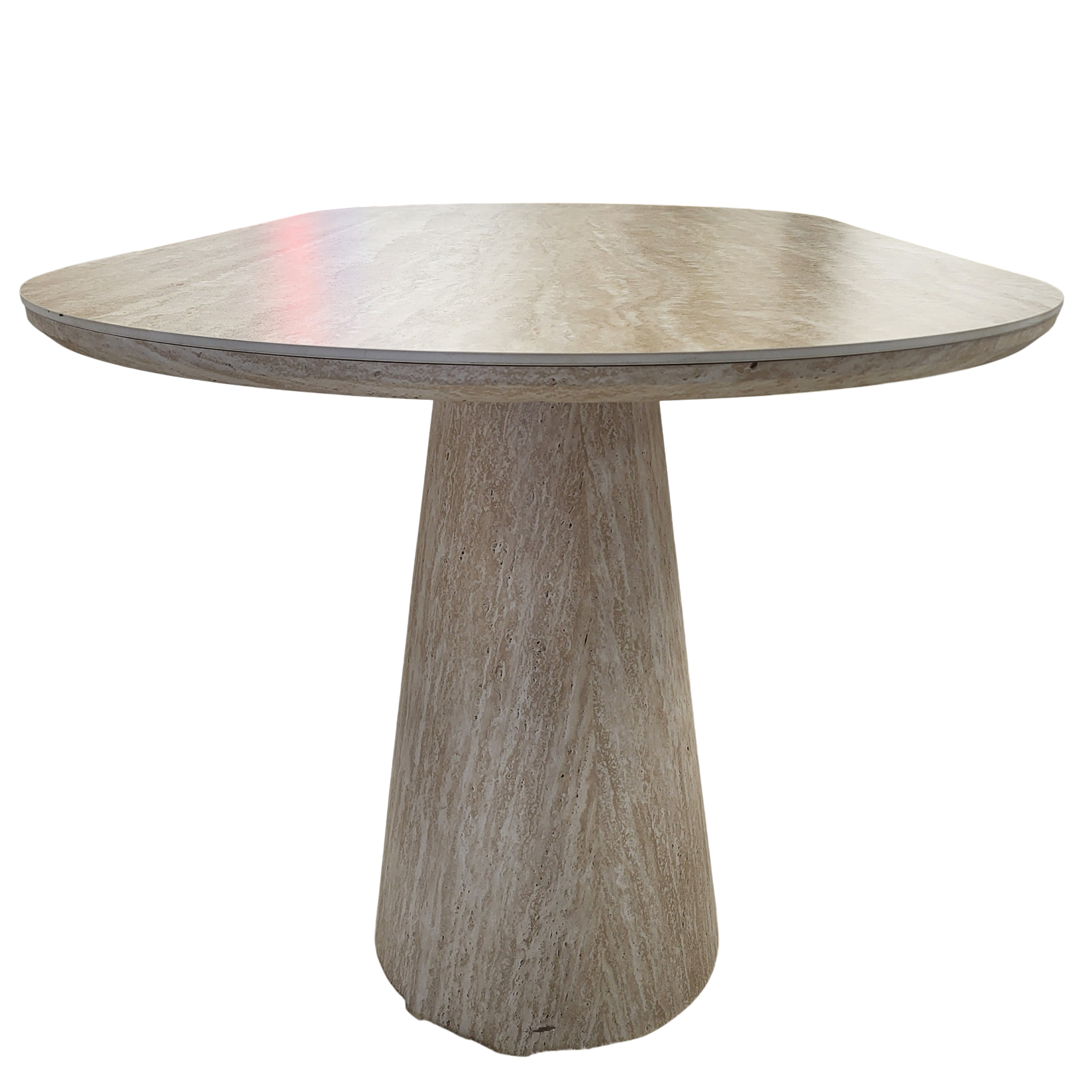 Table à manger ICONIC plateau céramique effet travertin - 180 cm sku 16