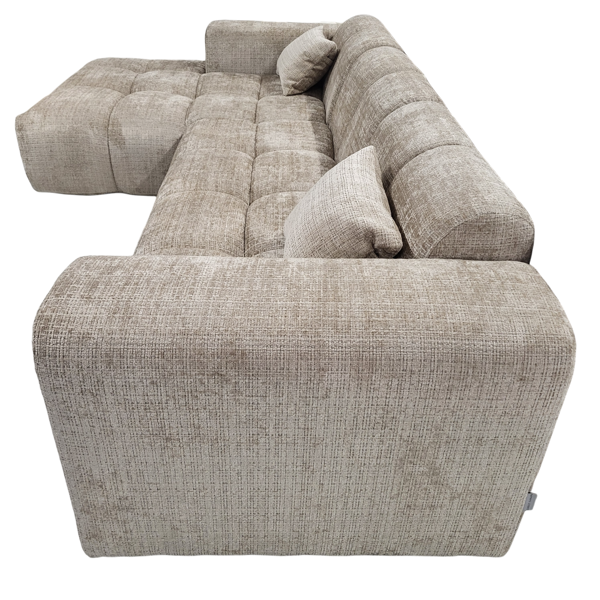 Canapé CARO - Tissu marbella taupe