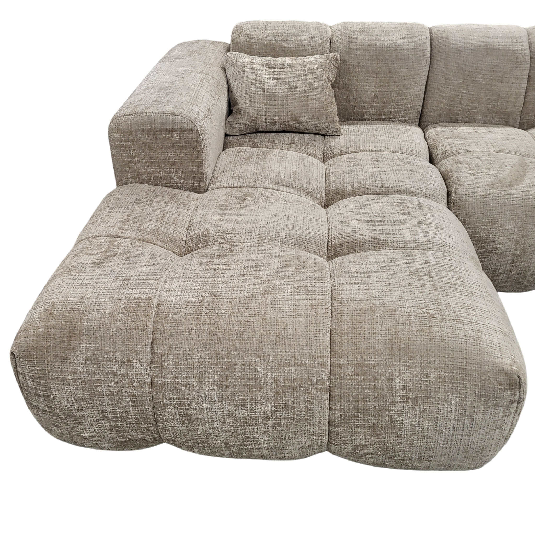 Canapé CARO - Tissu marbella taupe