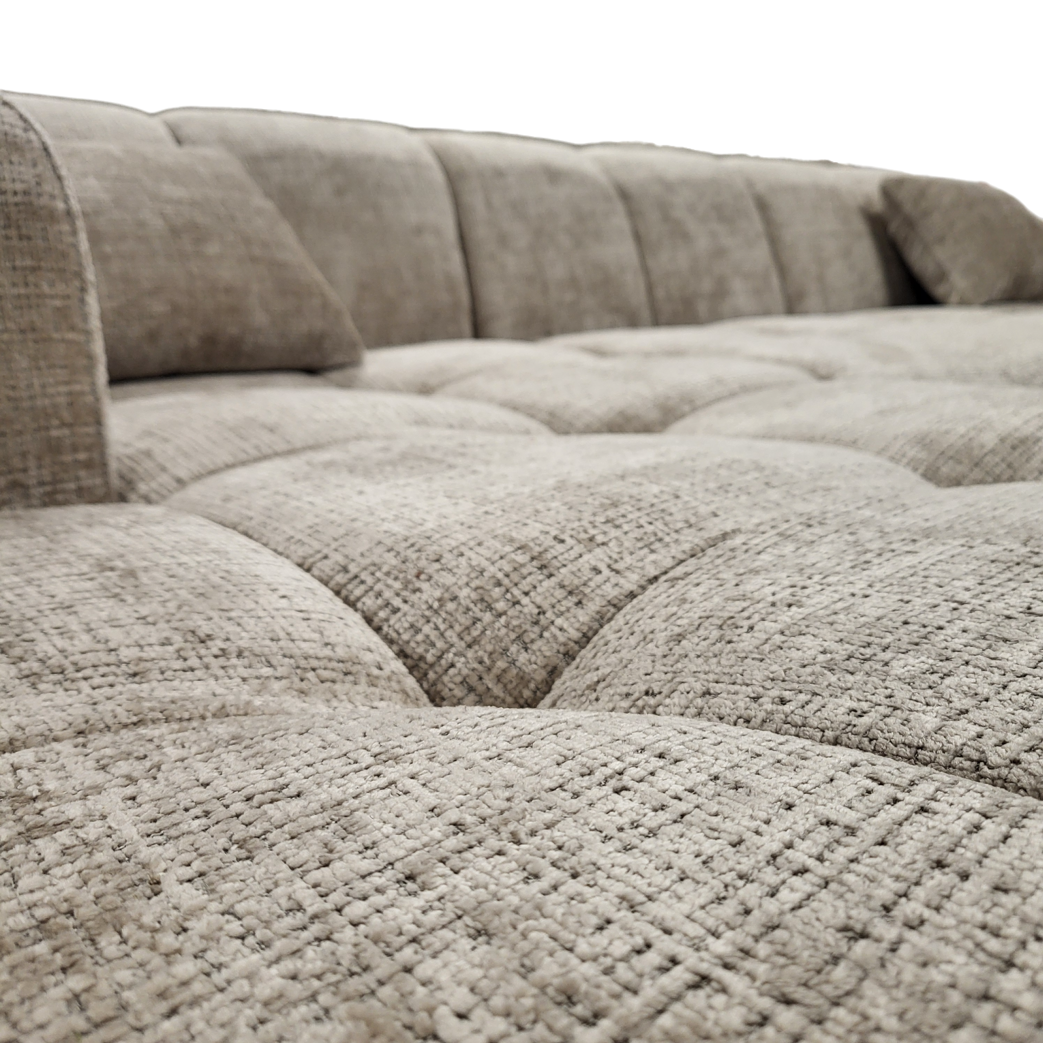 Canapé CARO - Tissu marbella taupe