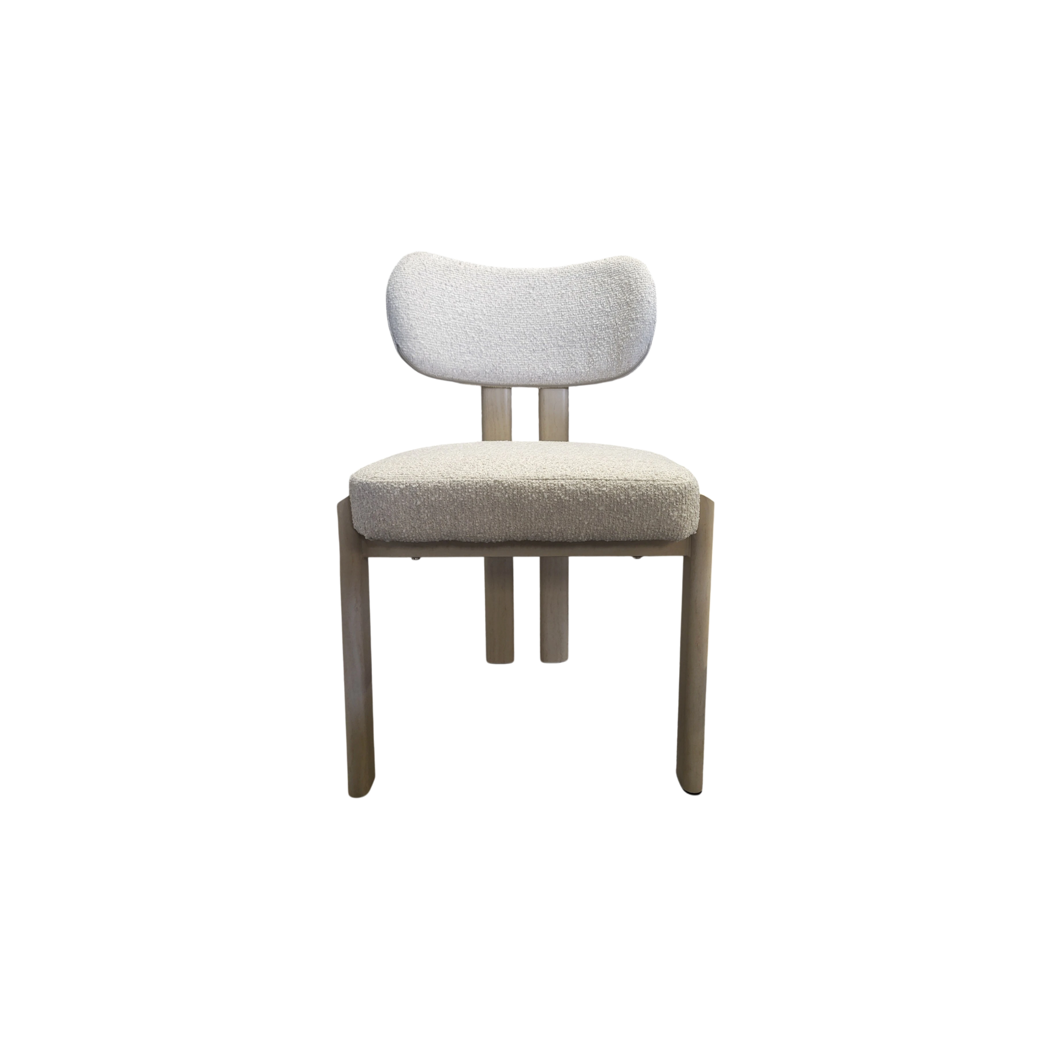 Chaise HERA Taupe - Pied travertin REF 27.