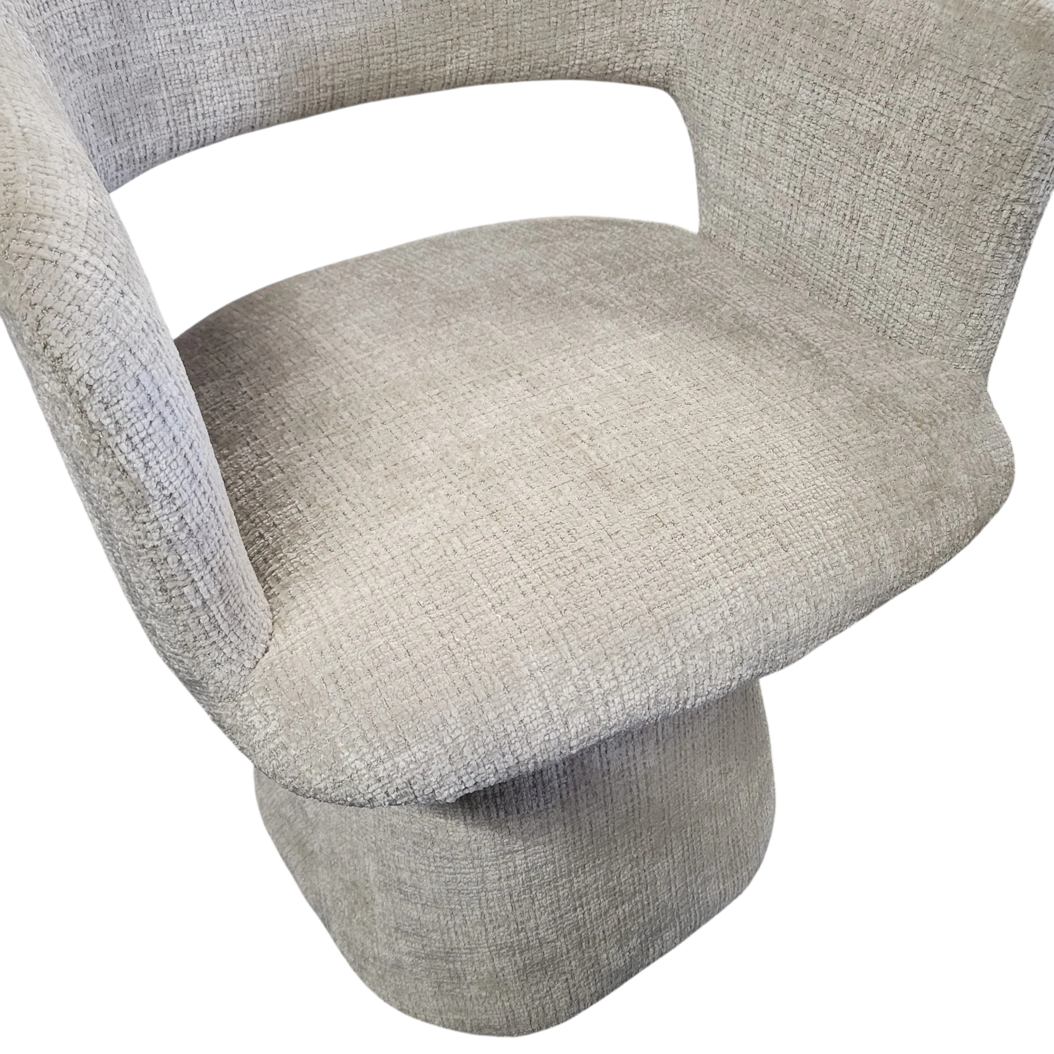 Chaise pivotante VALENTINA – Tissu Cremona Beige REF 90