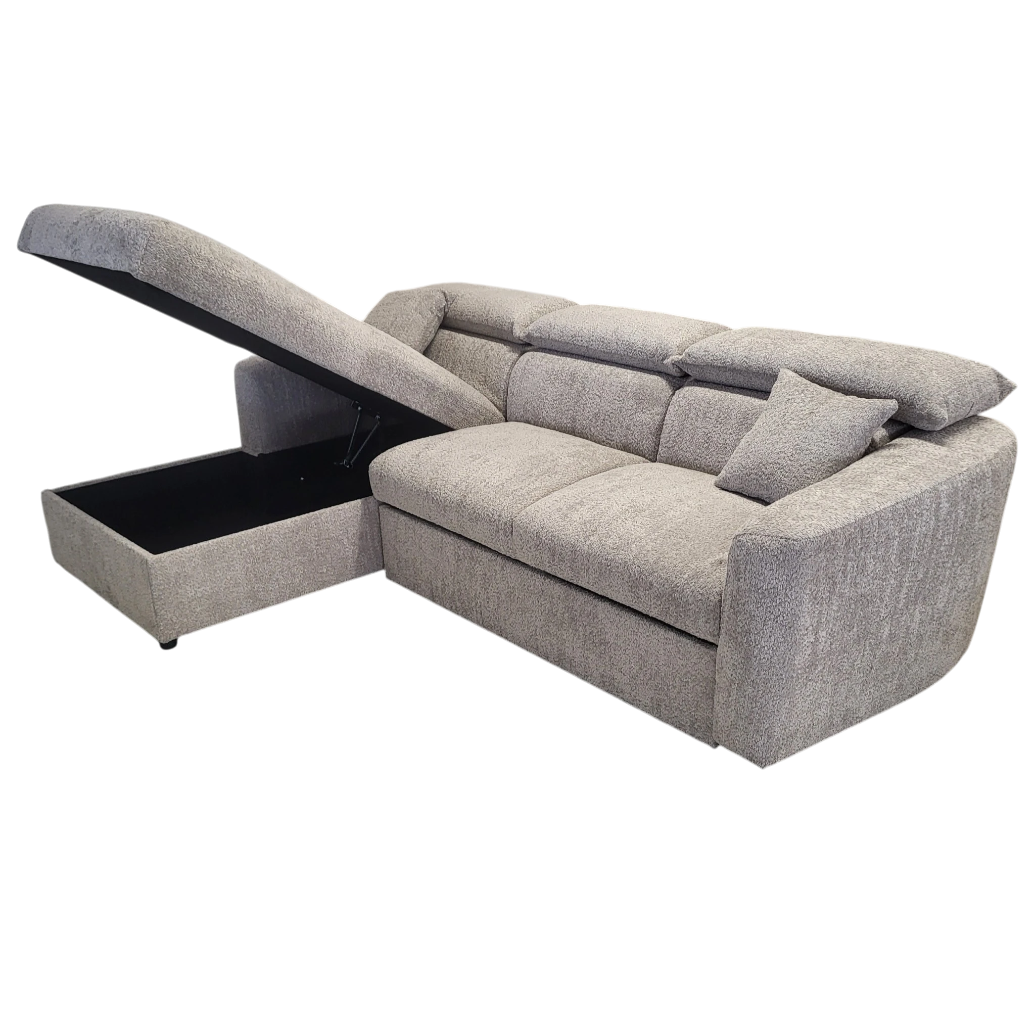 Canapé d'angle convertible MELANIA - Tissu anthology 16