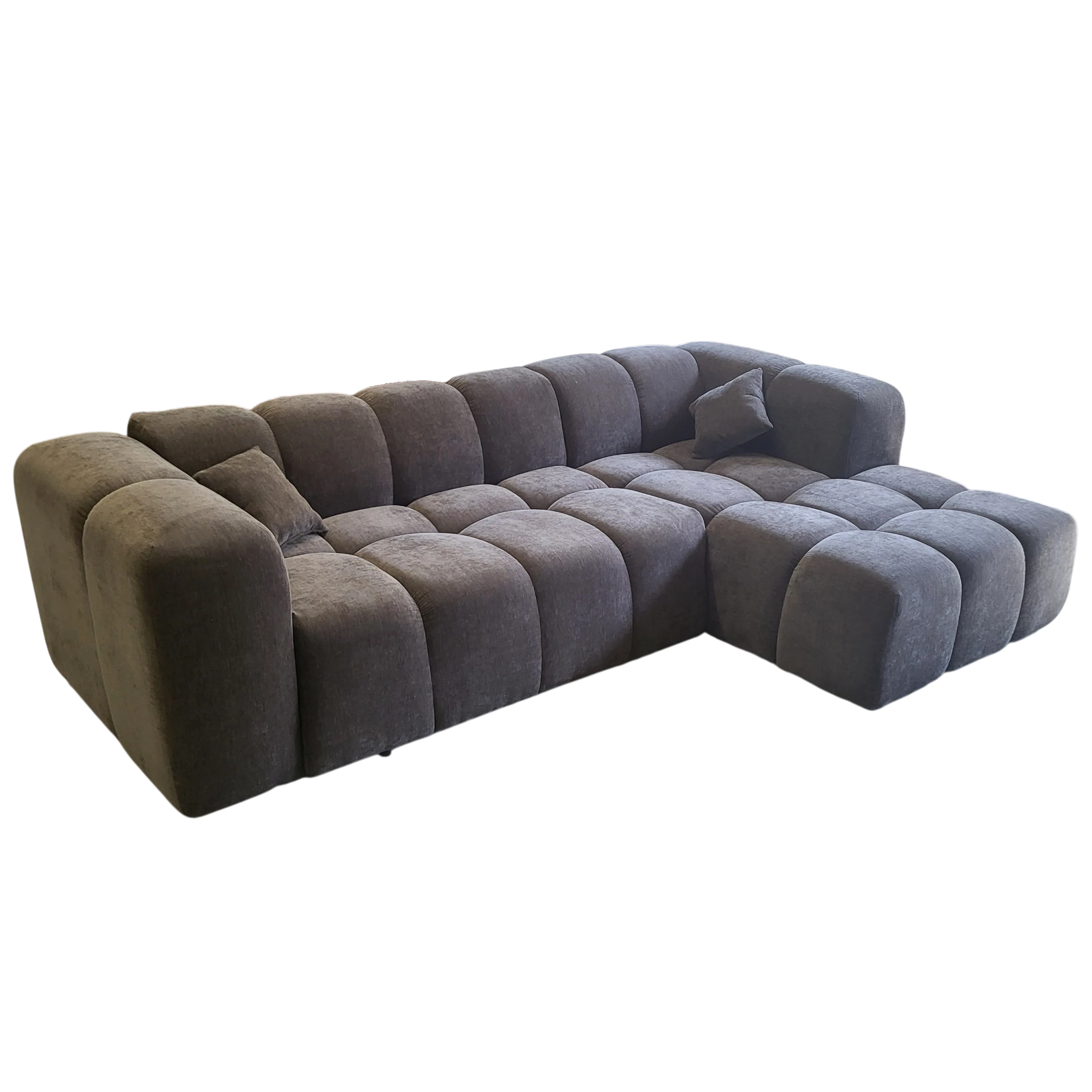 Canapé MONET L sleep - Tissu gris anthracite - Flow 2 (SIC)