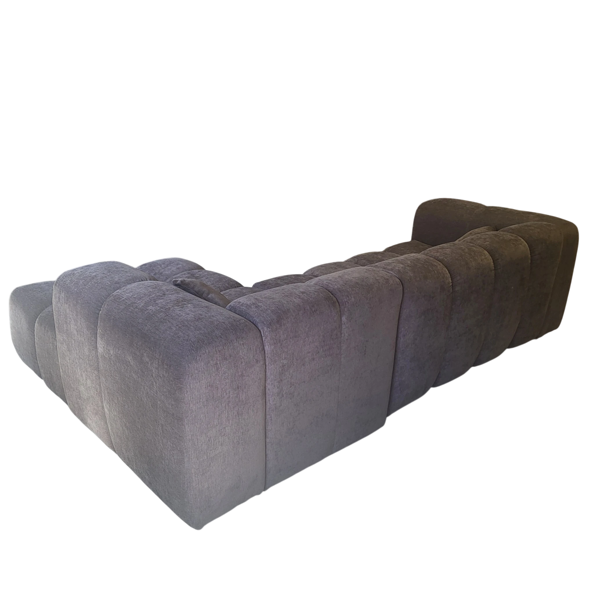 Canapé MONET L sleep - Tissu gris anthracite - Flow 2 (SIC)