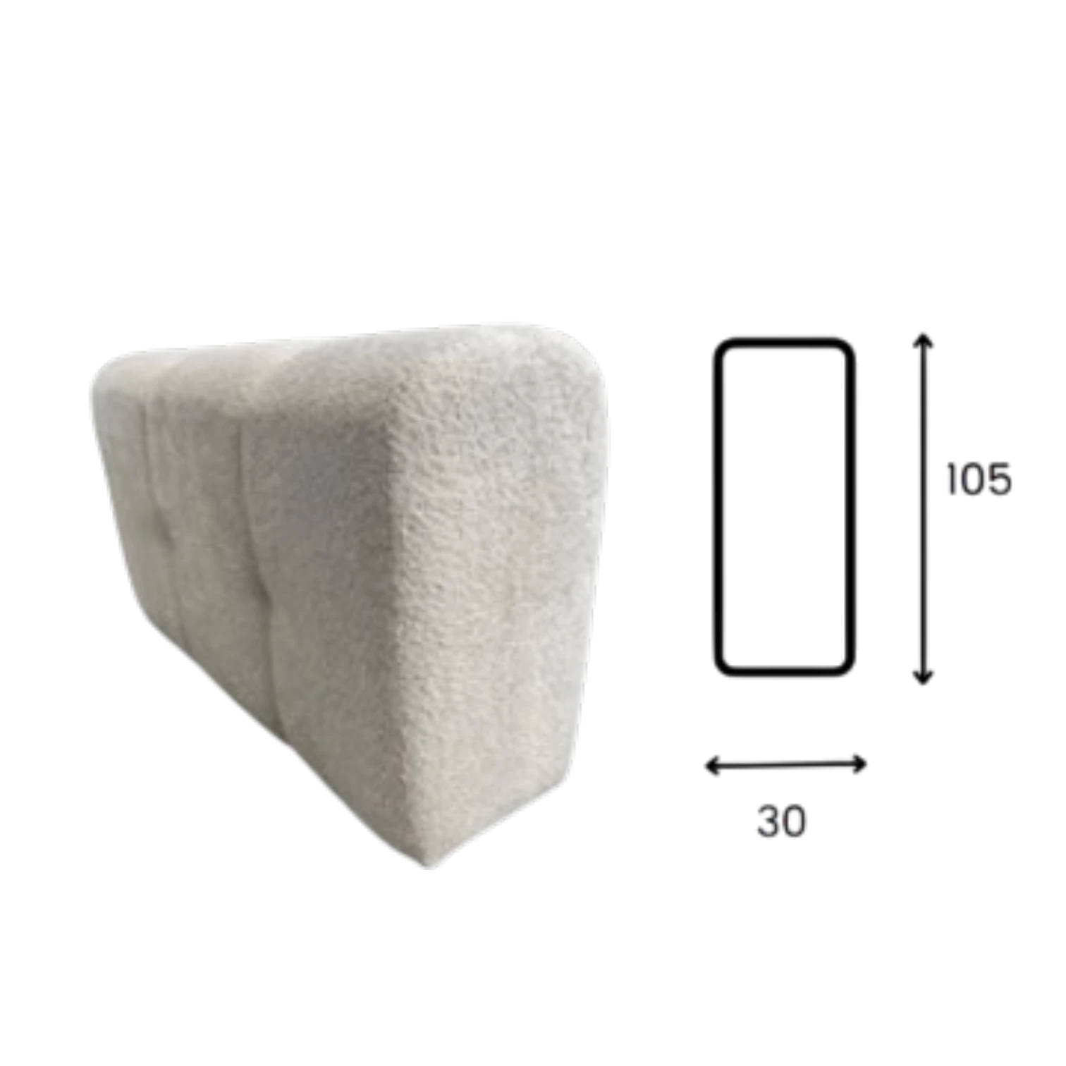 Canapé modulaire JUNO - Accoudoir