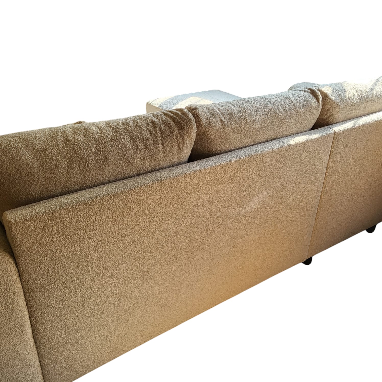 STANFORD – Tissu bouclette beige