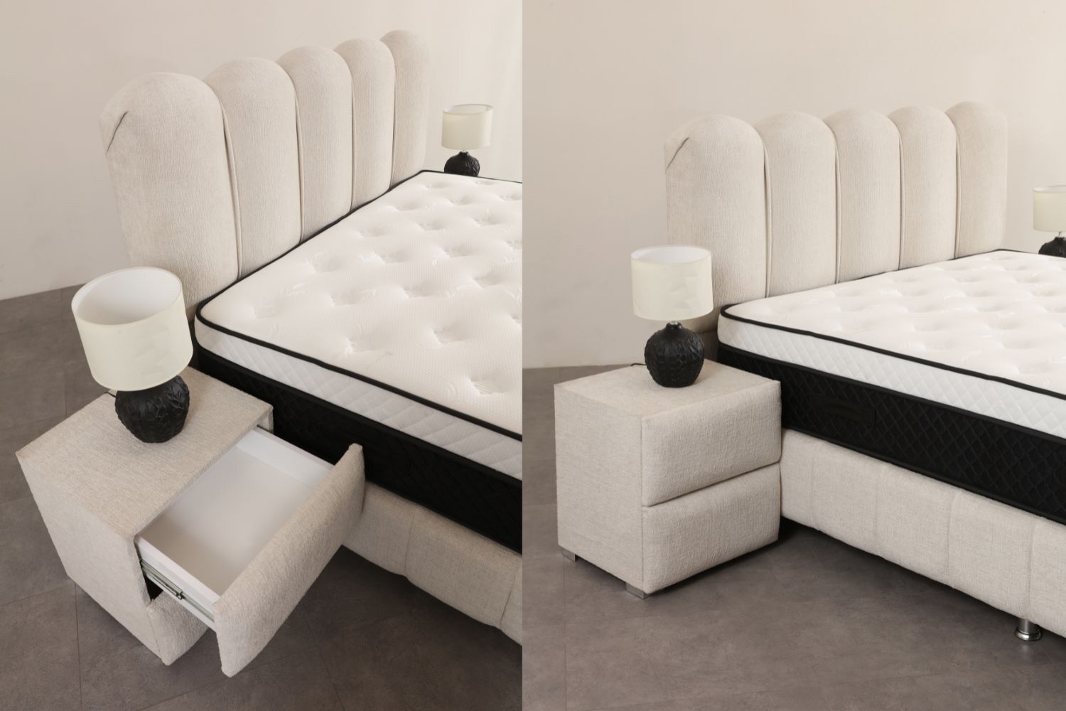 Lit Coffre Eva 160x200 Chenille