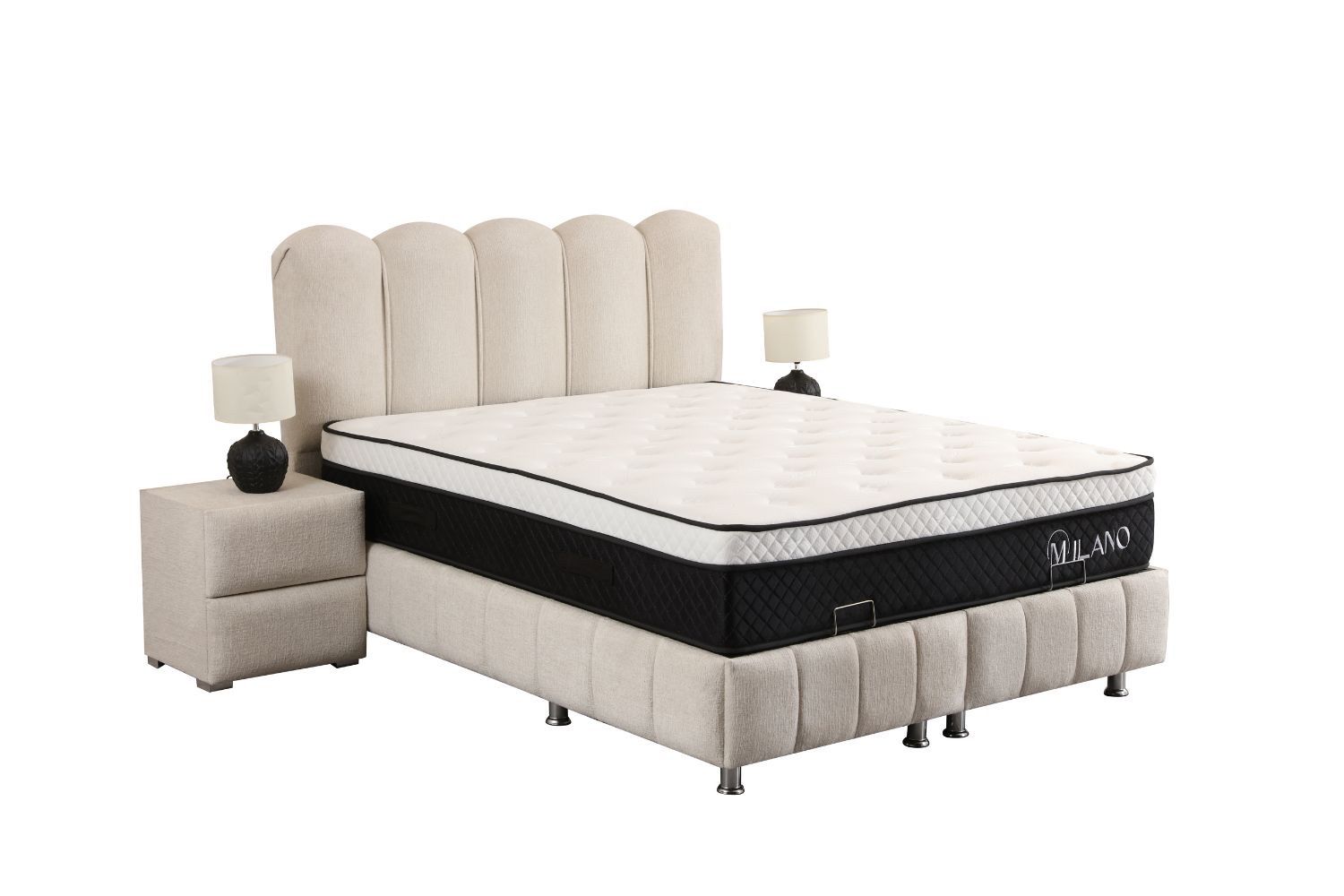 Lit Coffre Eva 160x200 Chenille