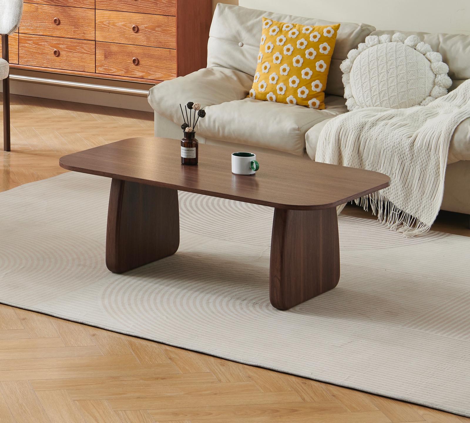 Table basse HELEN – Finition noyer 120 cm REF 84.