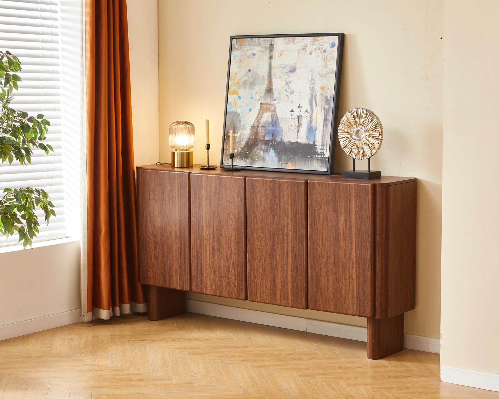 Buffet AMBRE – Finition noyer 180 cm REF 86.