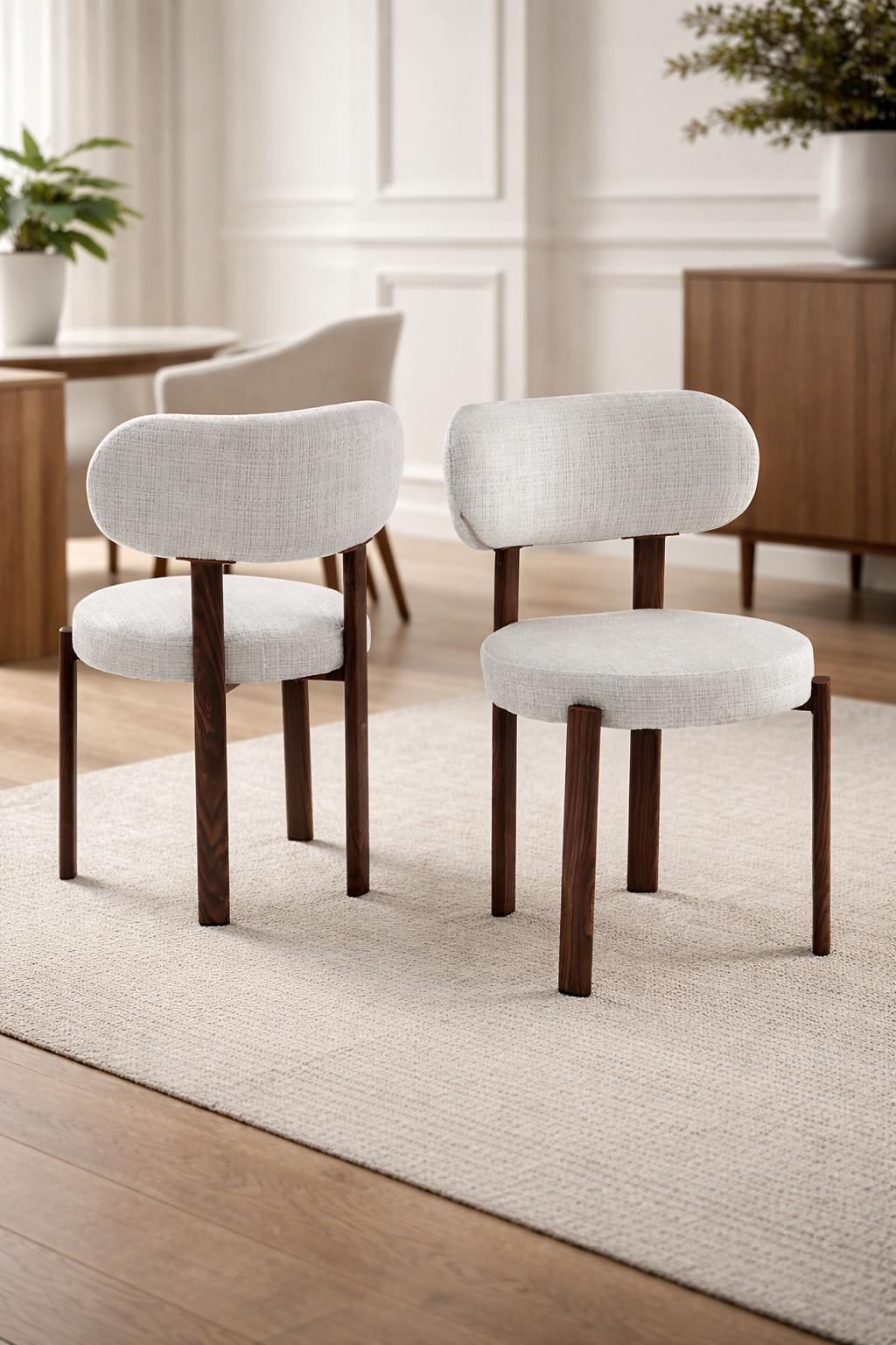 Chaise Hailey – Pied noyer Cremona sku 95