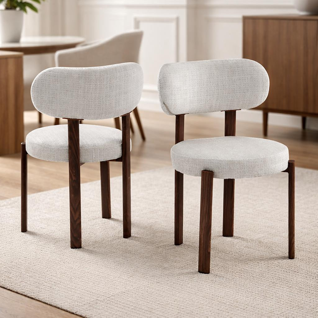 Chaise Hailey – Pied noyer Cremona REF 95