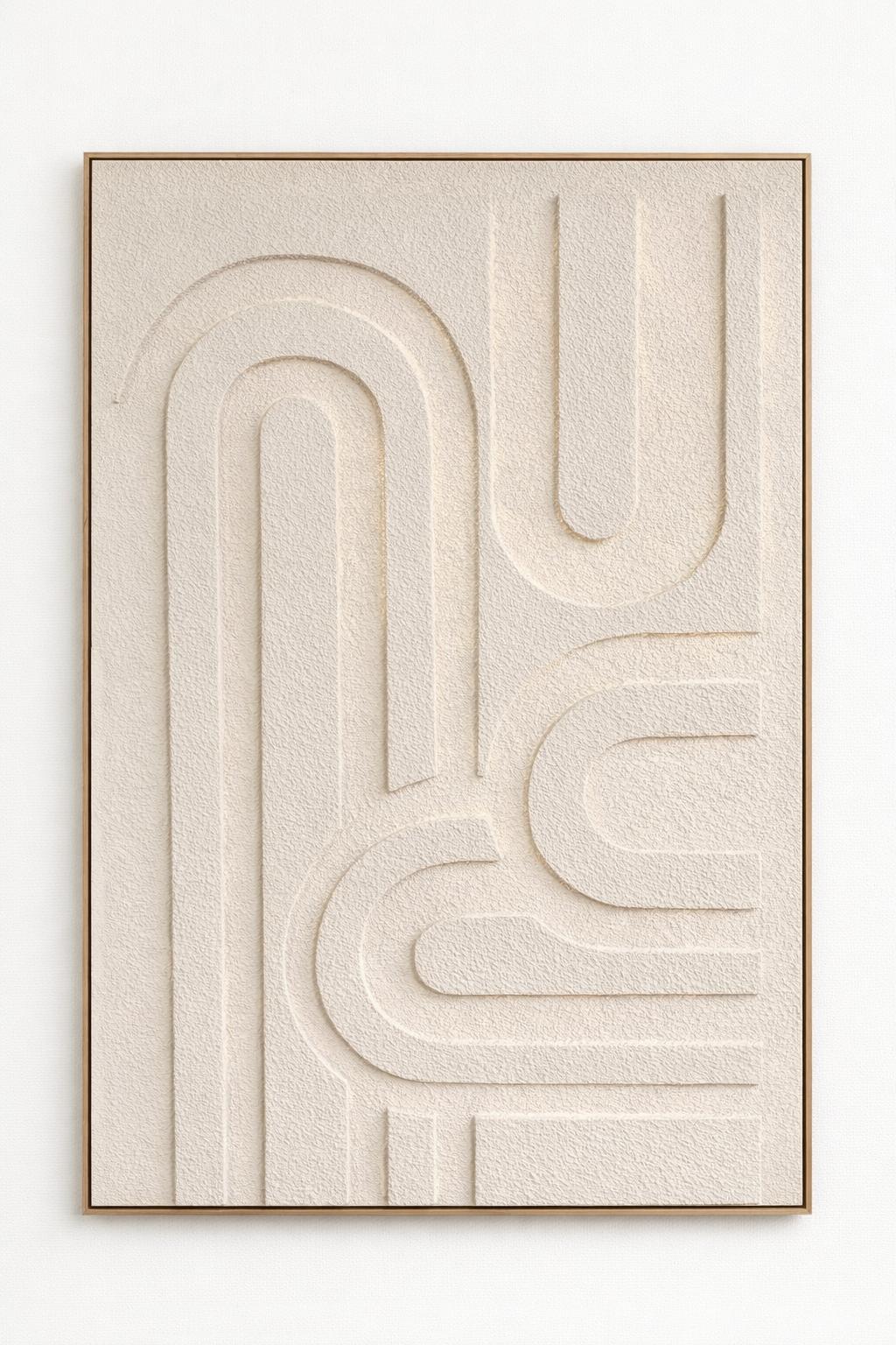 CADRE ORGANIC BEIGE 120x80 CM - SKU 99