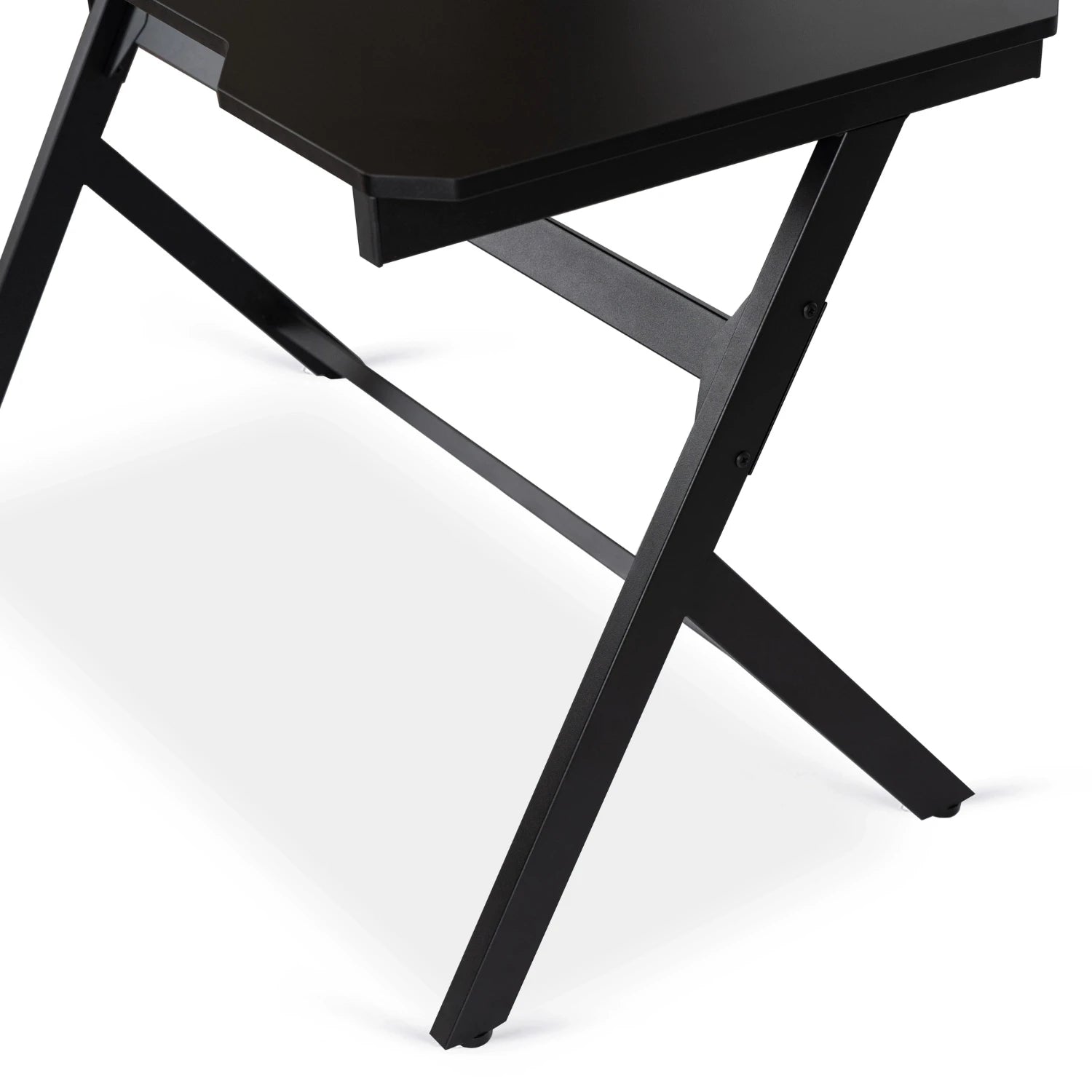 Bureau gaming BLECK 120 cm noir avec porte-gobelet REF 3017