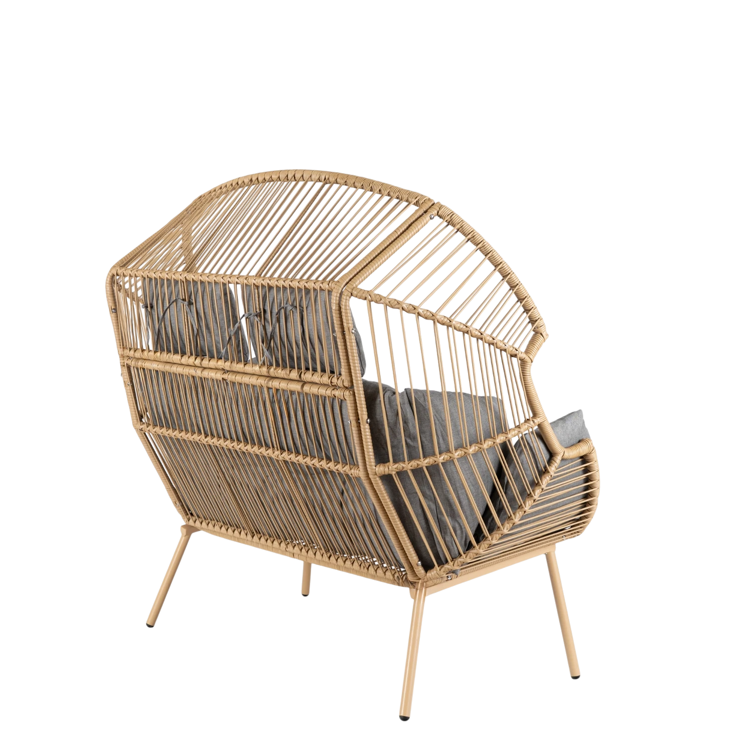 KORYNT Fauteuil de détente gris REF 3037