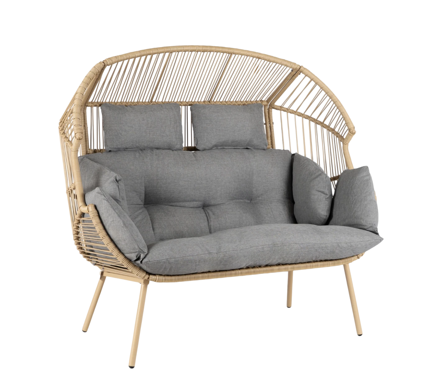 KORYNT Fauteuil de détente gris REF 3037