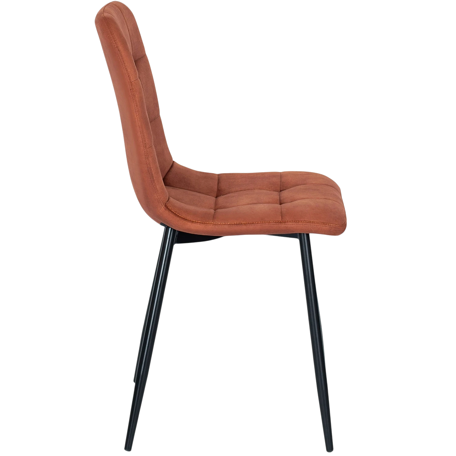 Chaise PERU en velours terracotta REF 3026