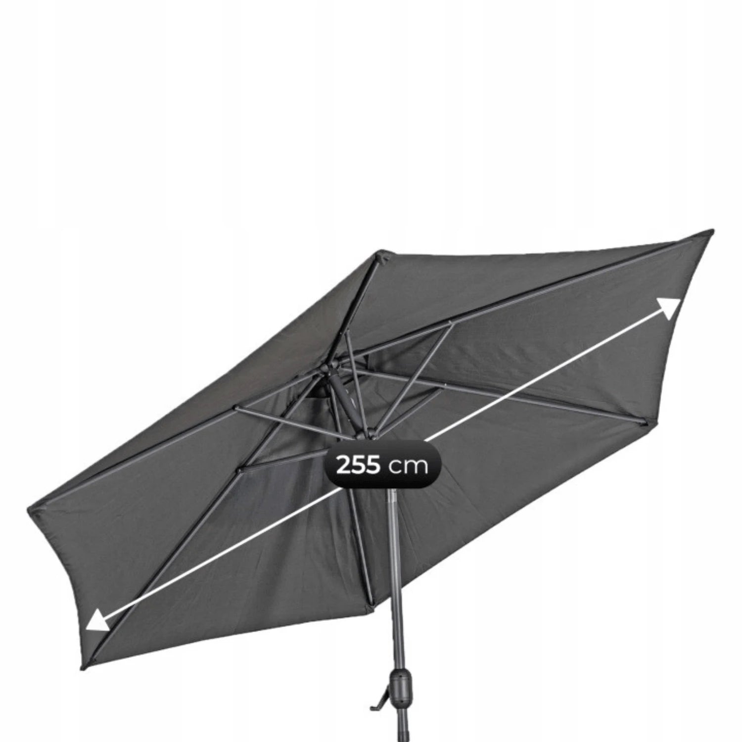 Ensemble de meubles NEBRASKA de jardin "PARASOL" gris REF 3033