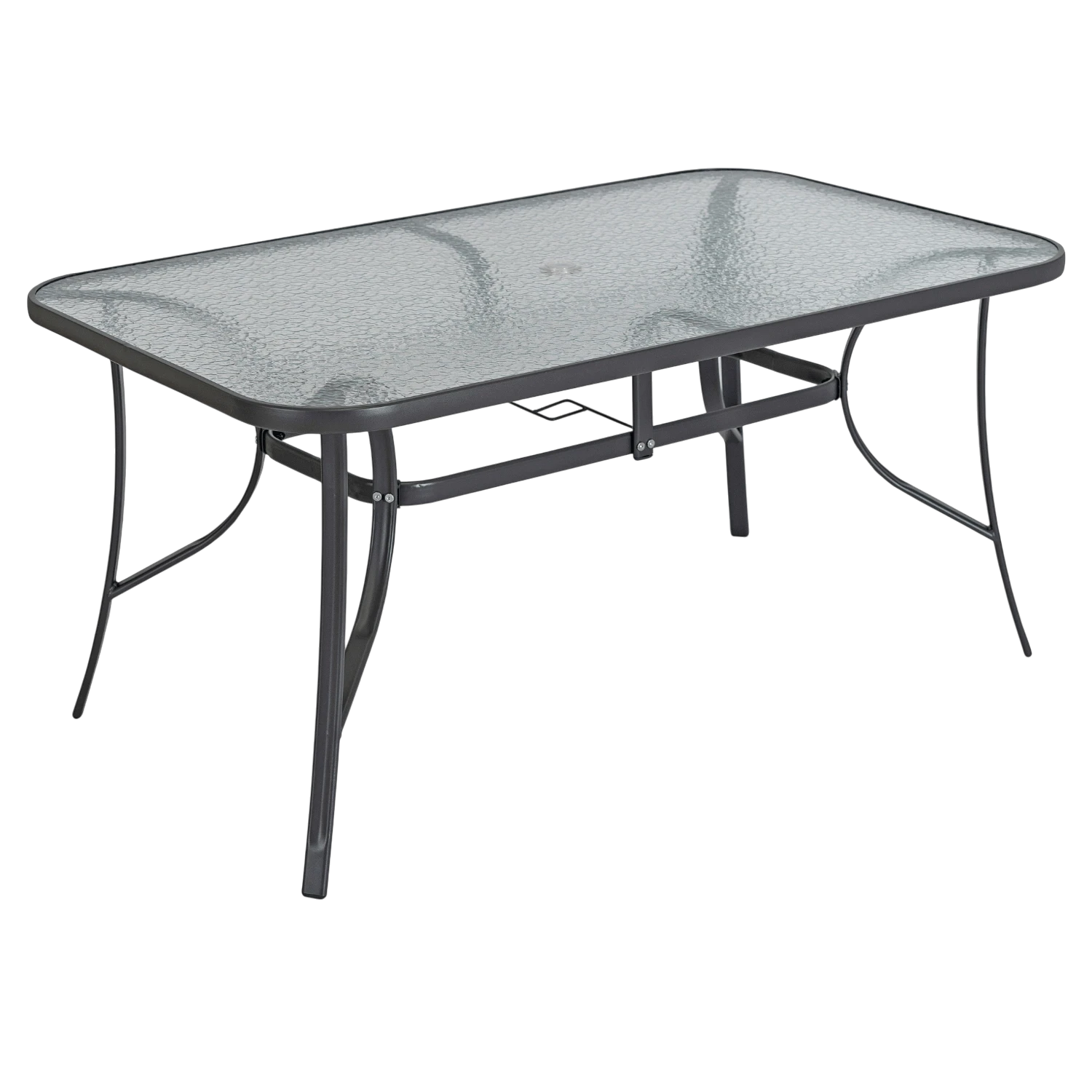 Ensemble de meubles NEBRASKA de jardin "PARASOL" gris REF 3033