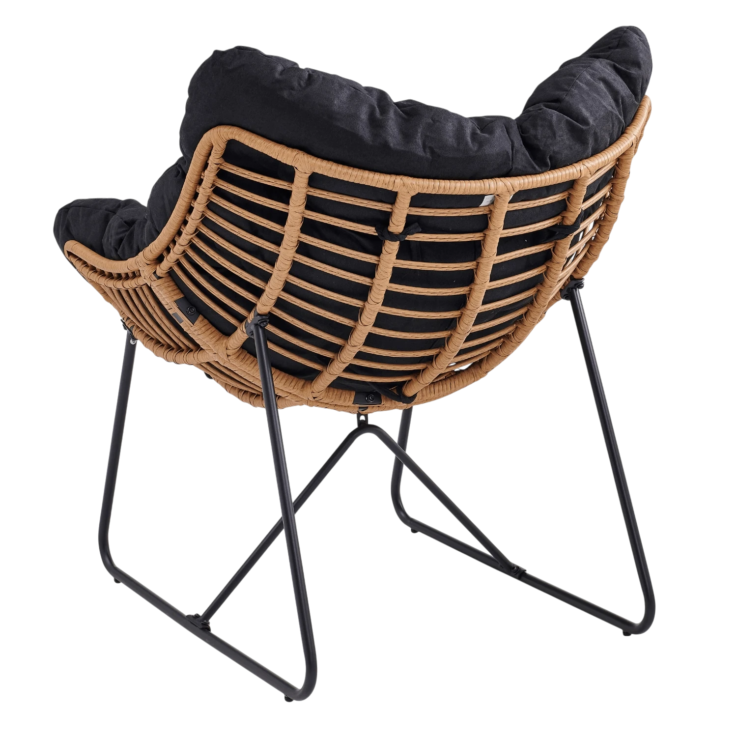Fauteuil de détente noir FINN REF 3052