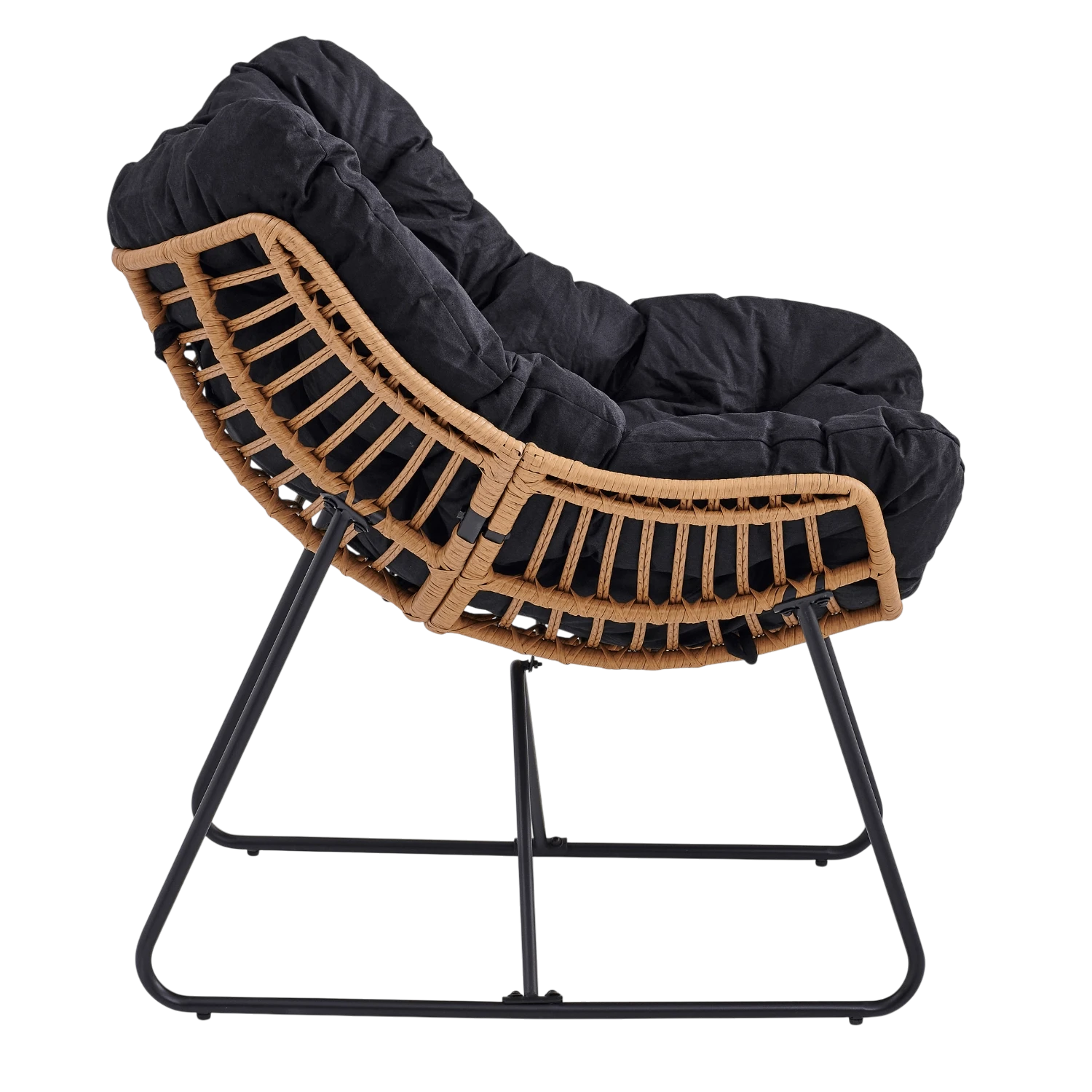 Fauteuil de détente noir FINN REF 3052