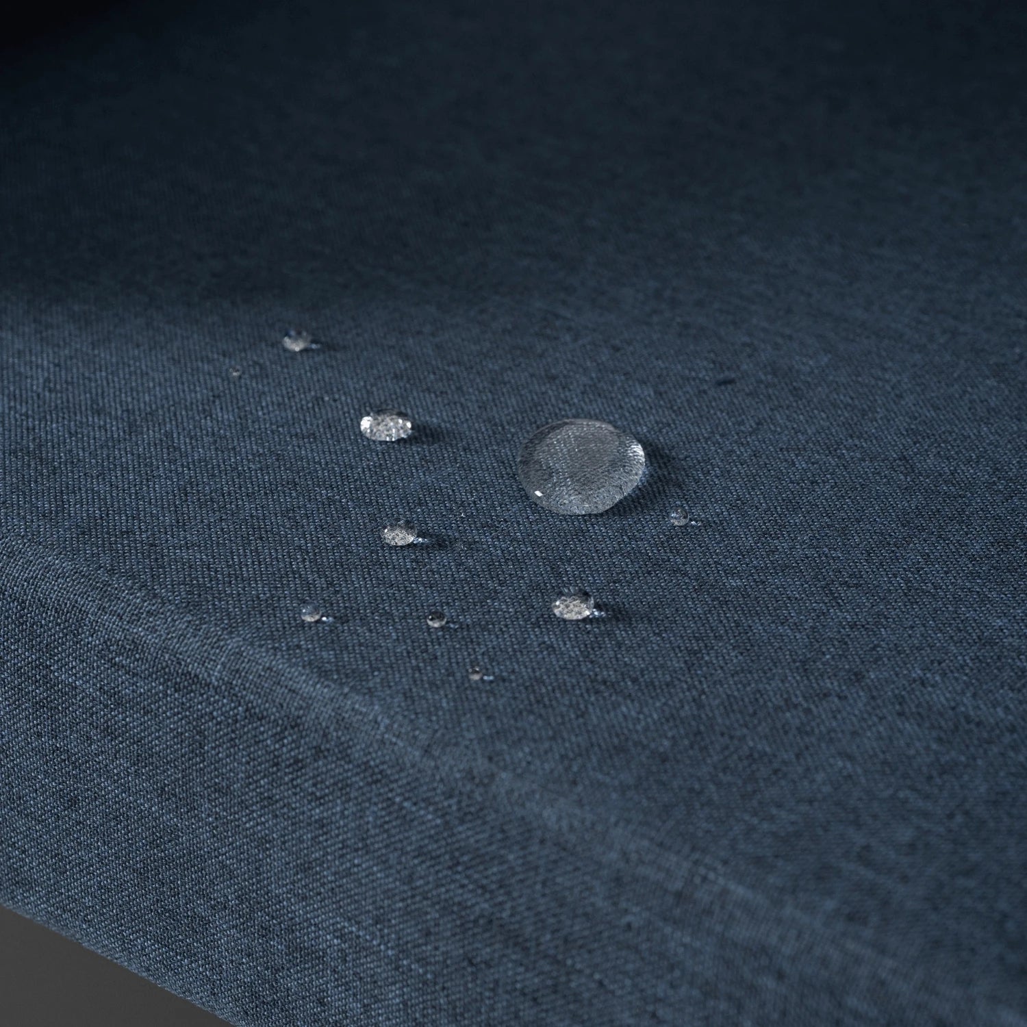 NORMAN Ensemble de meubles de jardin "angle" bleu marine REF 3051