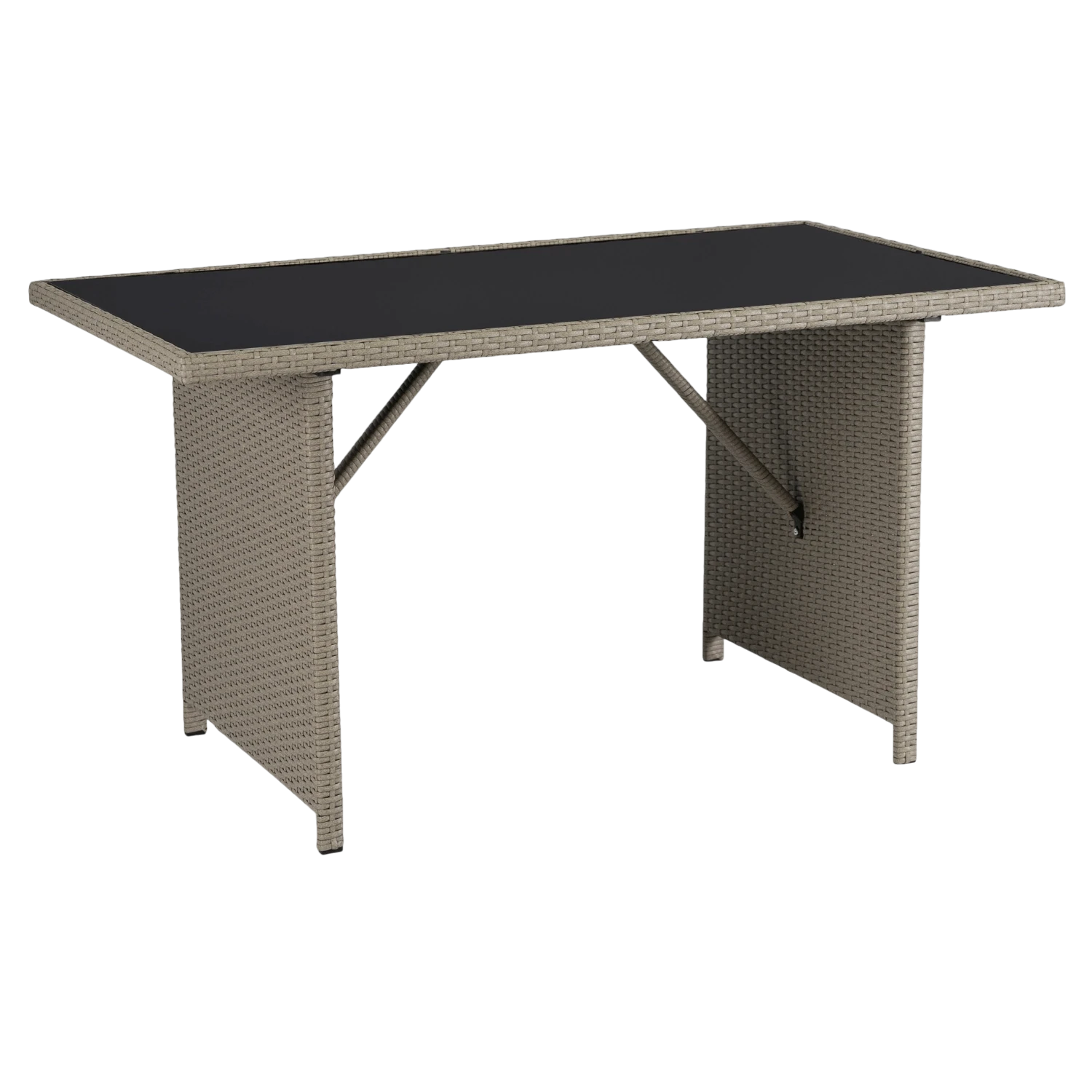 COLORADO Ensemble de meubles en rotin gris / beige REF 3034