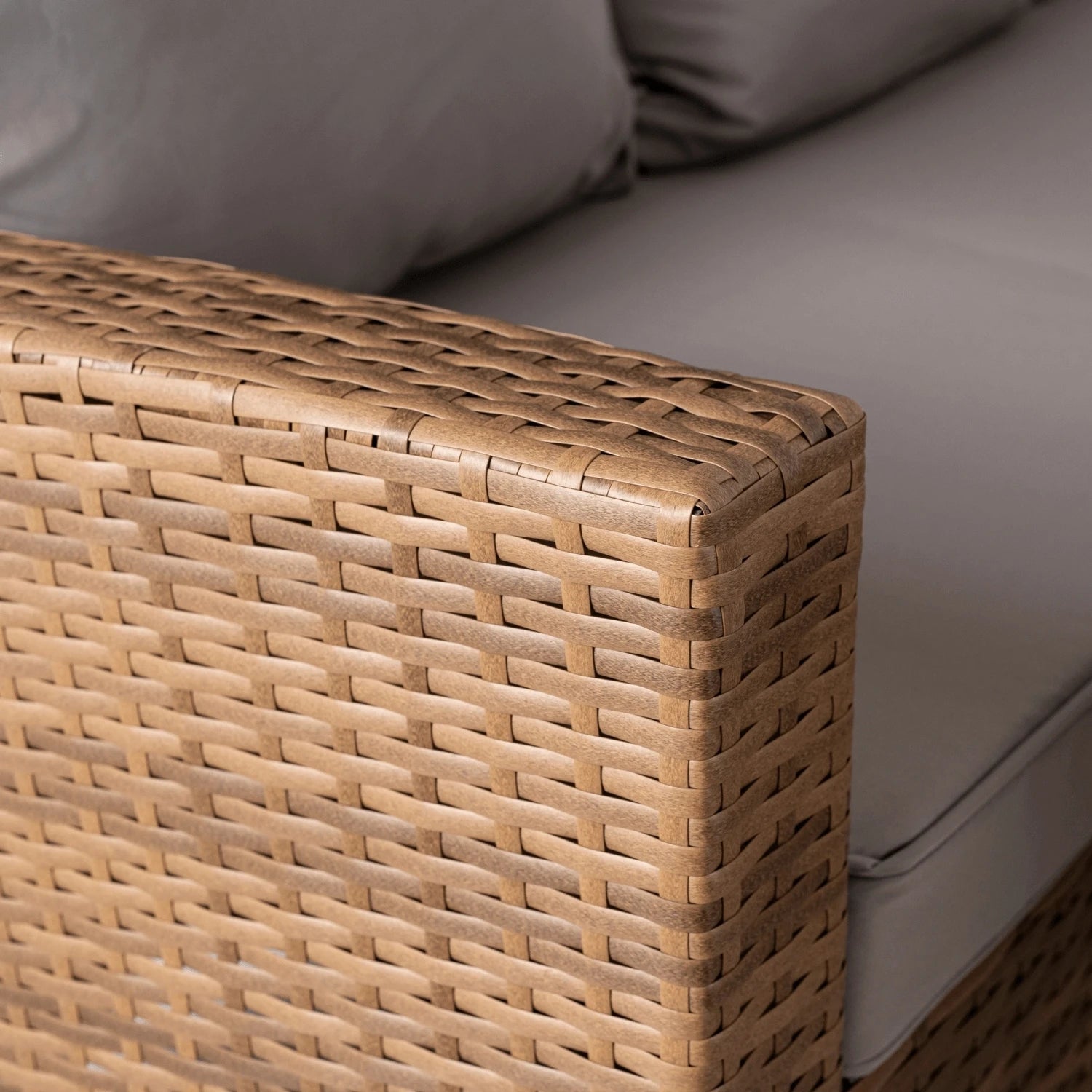 Ensemble de meubles COMODO en rotin miel REF 3048
