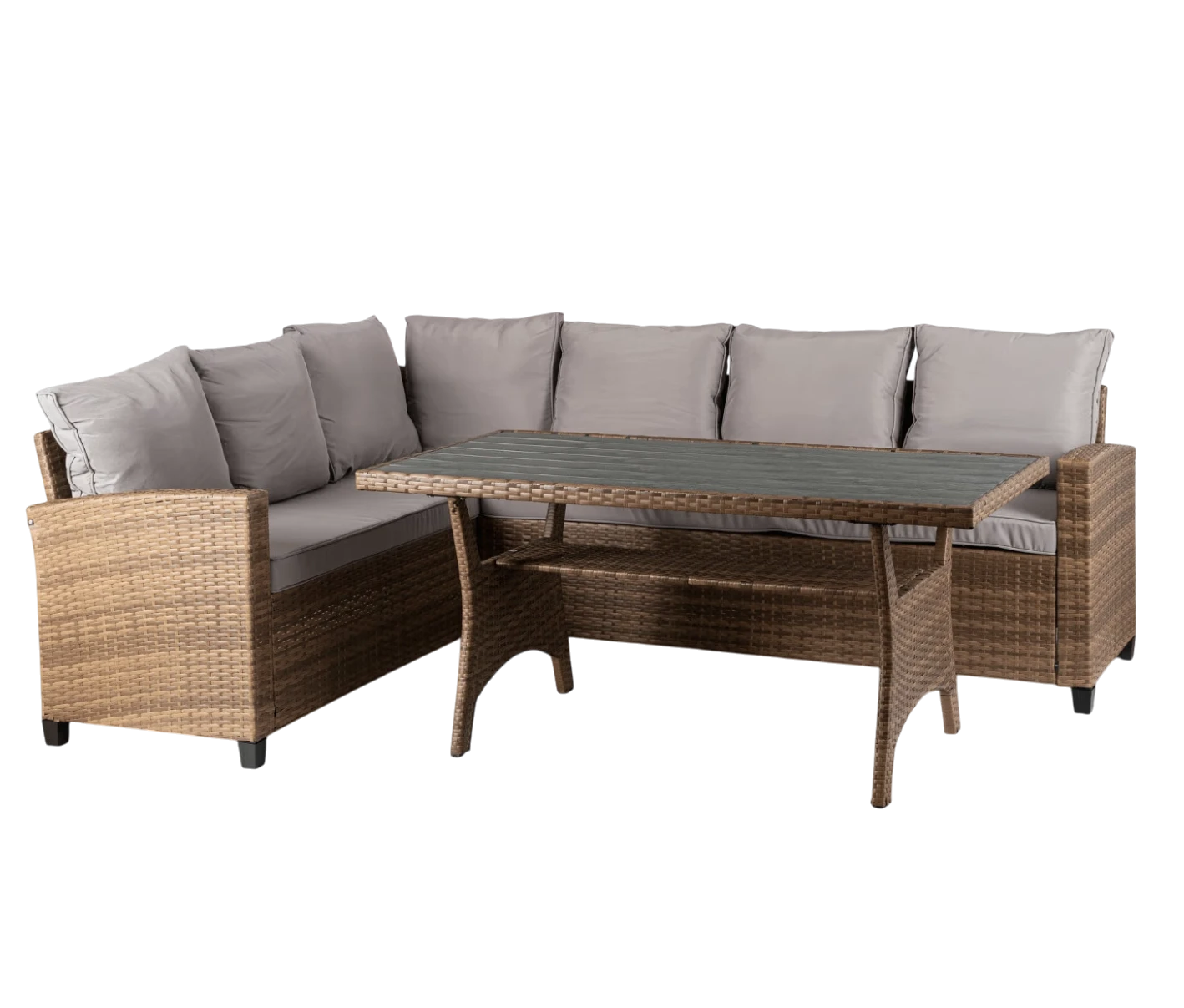 Ensemble de meubles COMODO en rotin miel REF 3048