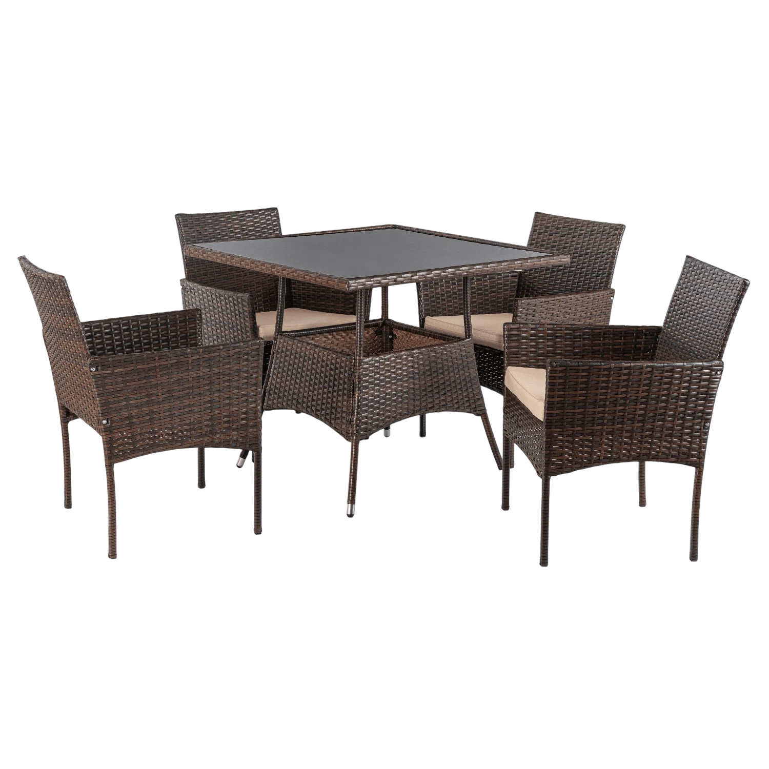 Ensemble de meubles MORADO en rotin marron REF 3040
