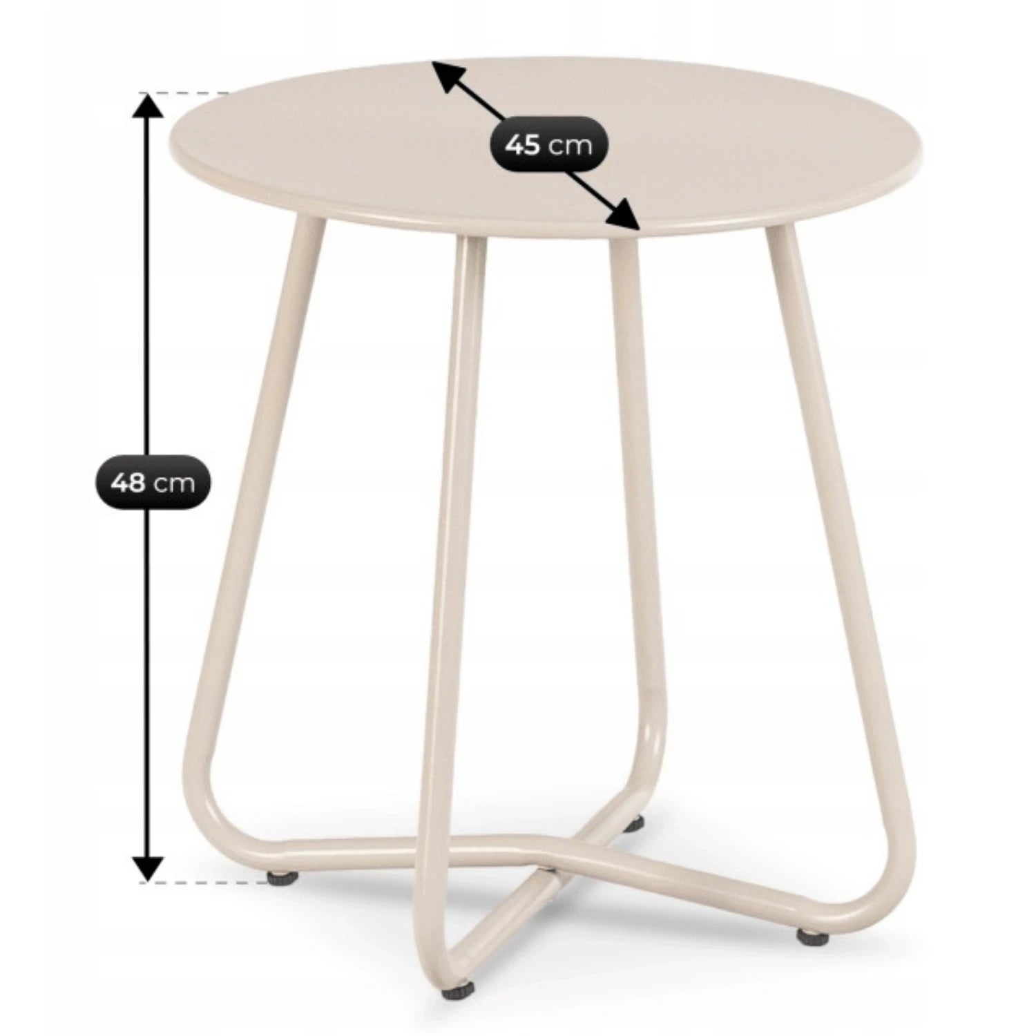 Ensemble de mobilier de jardin beige NIKEA REF 3025
