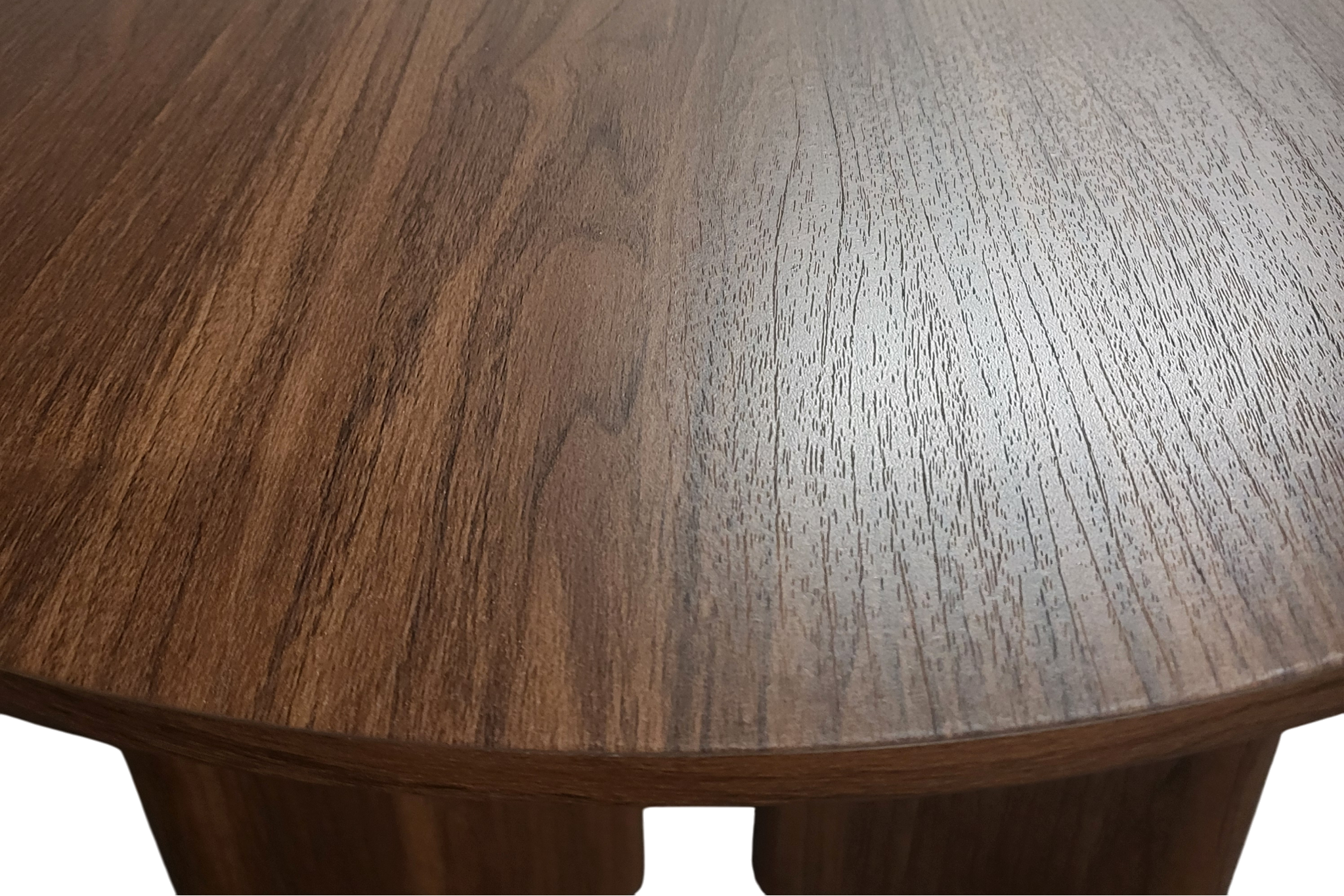 Plateau noyer de la table Ambre 180 cm - détail
