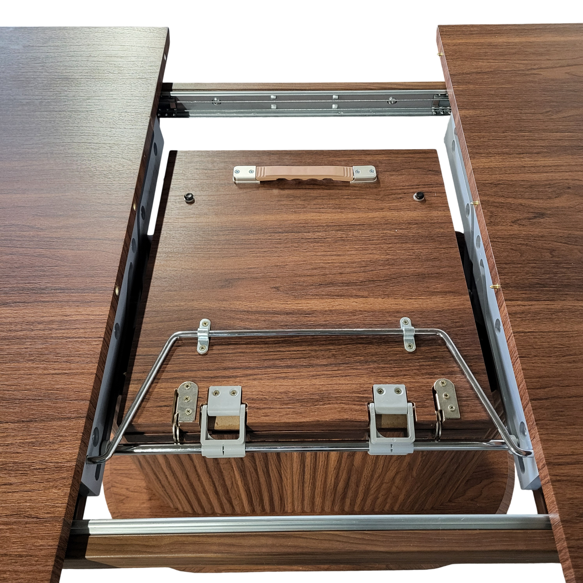 Mécanisme de rallonge - vue intérieure