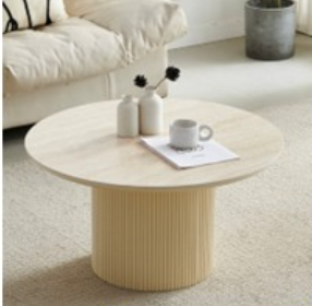 TABLE BASSE CALYPSO RONDE 80cm