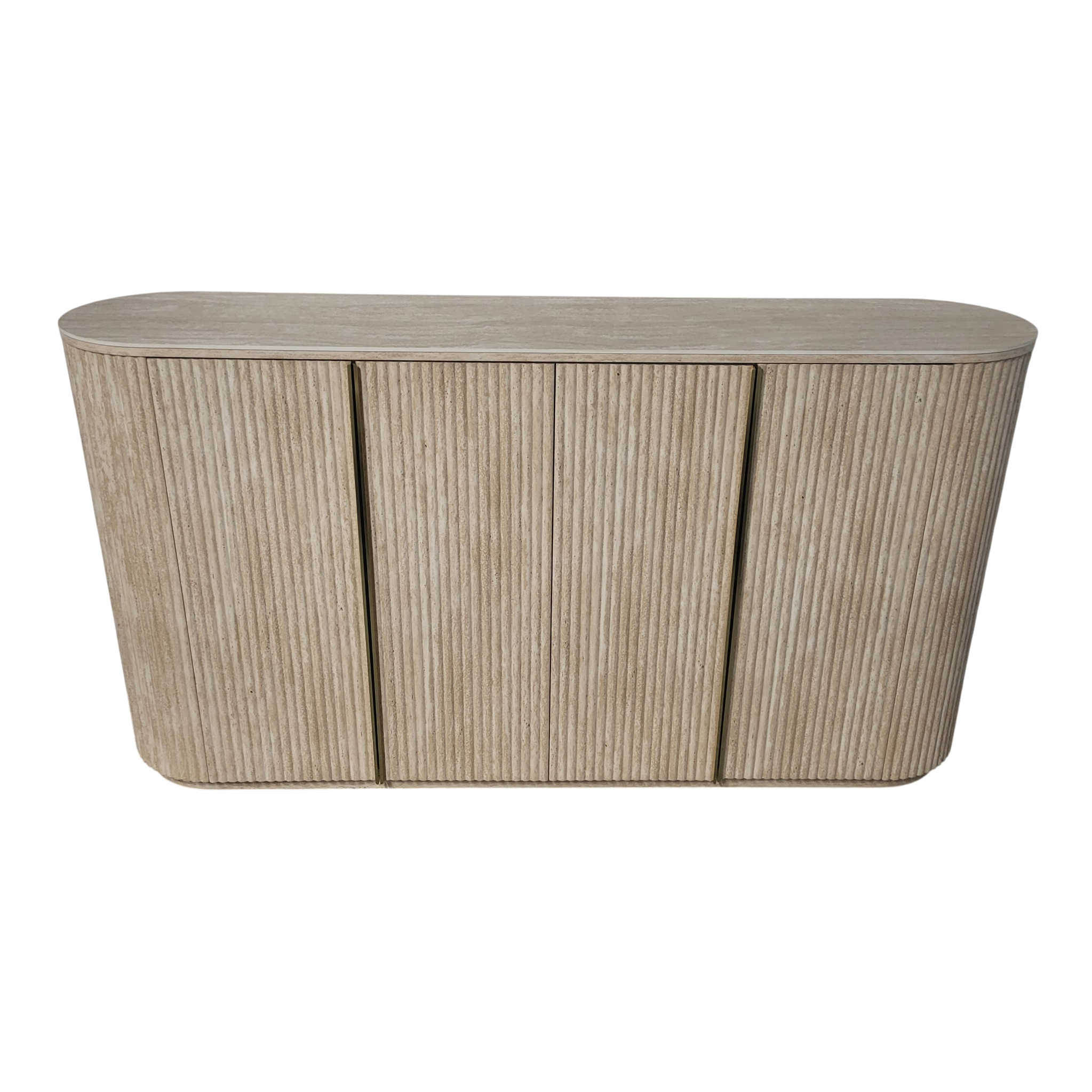 Buffet Calypso en Travertin Céramique – Design Moderne et Élégant SKU 22