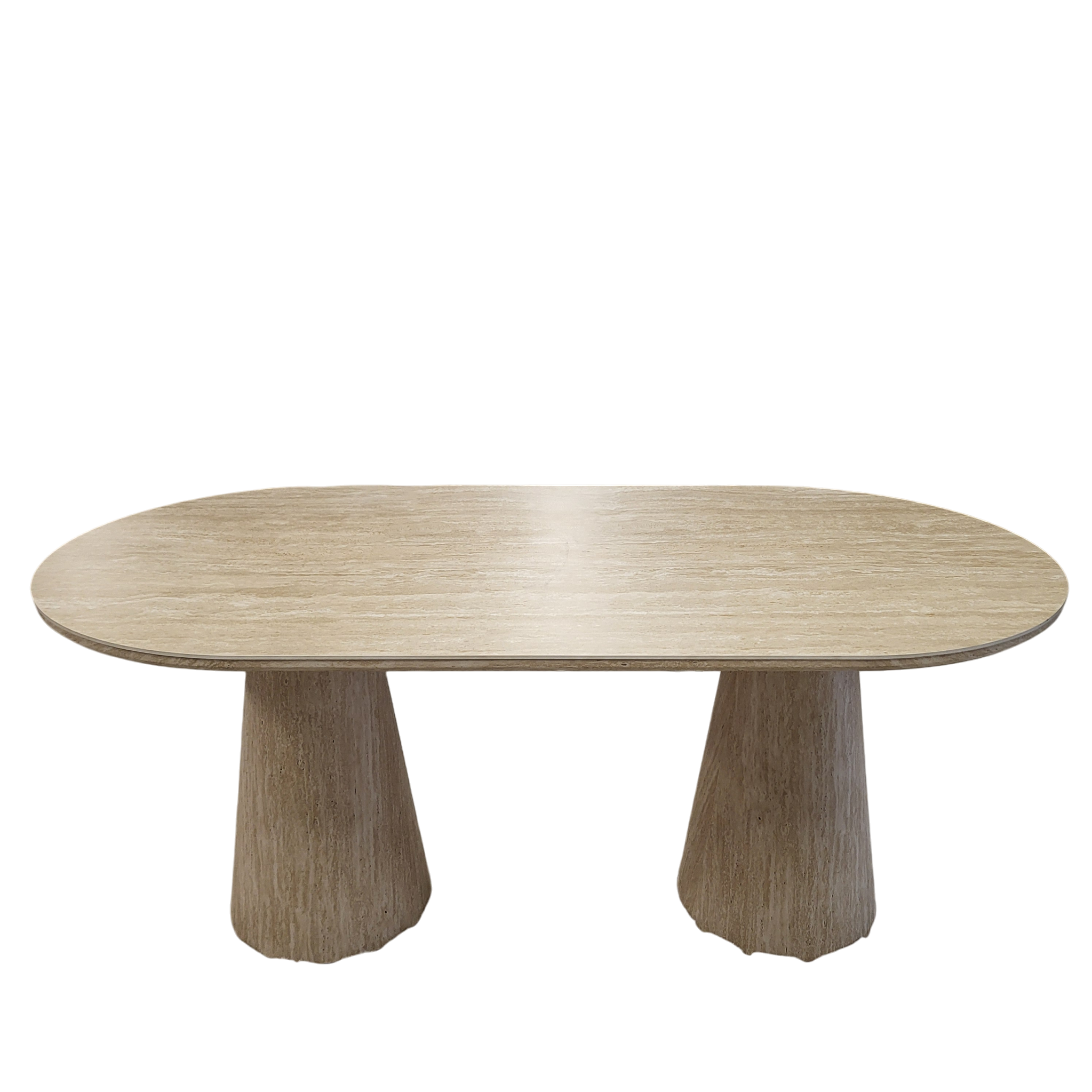 TABLE A MANGER ICONIC CERAMIQUE TRAVERTIN 180 SKU 16