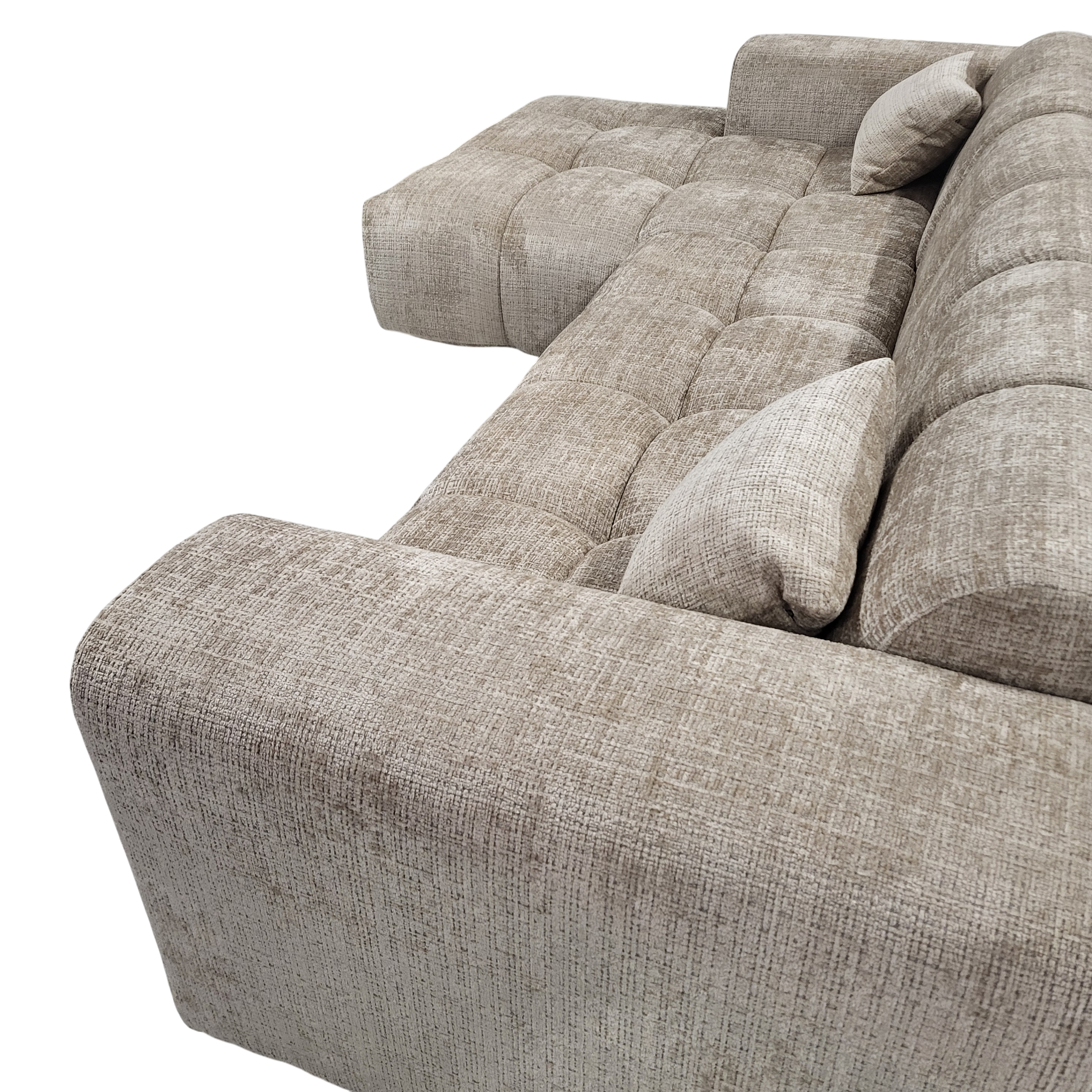 Canapé CARO - Tissu marbella taupe