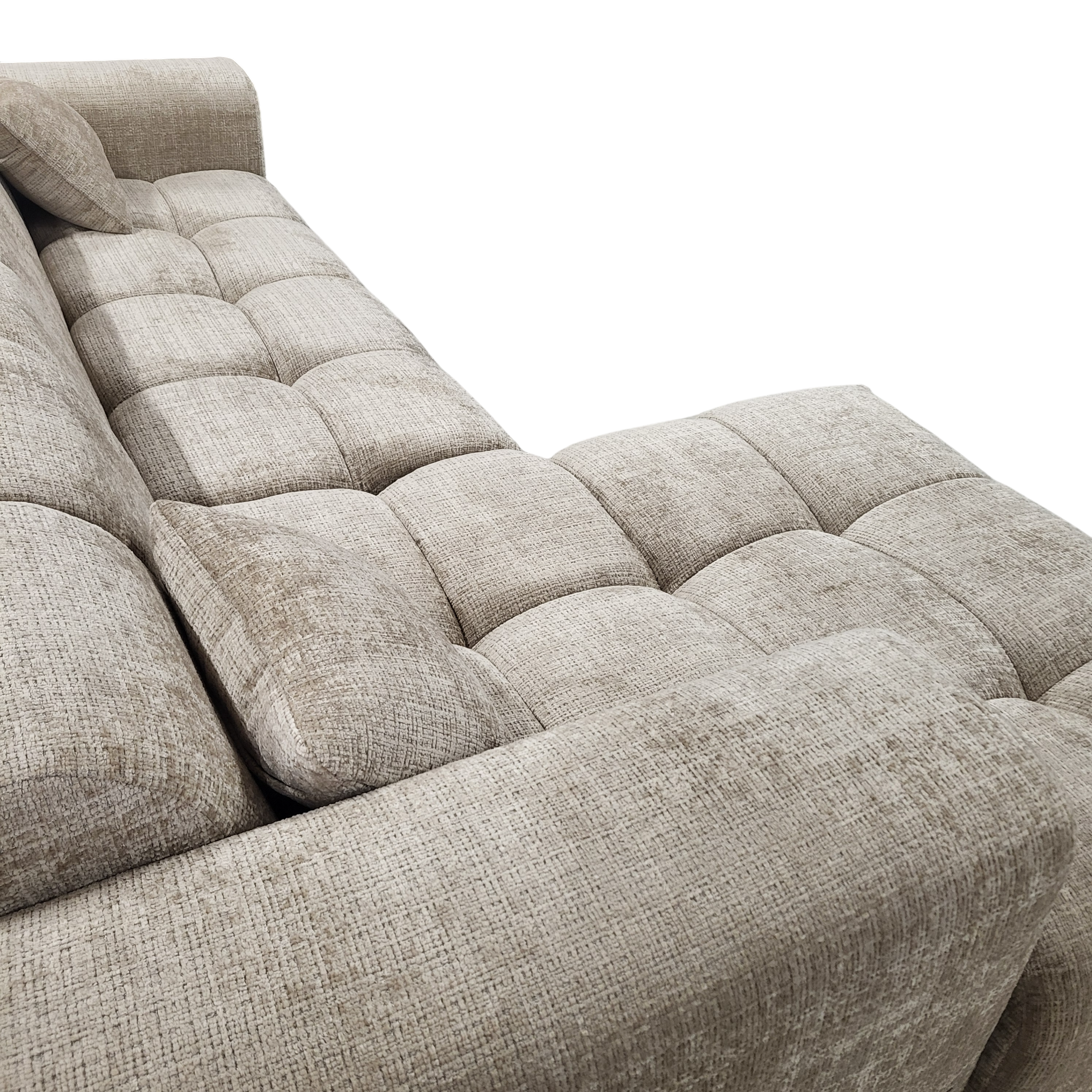 Canapé CARO - Tissu marbella taupe