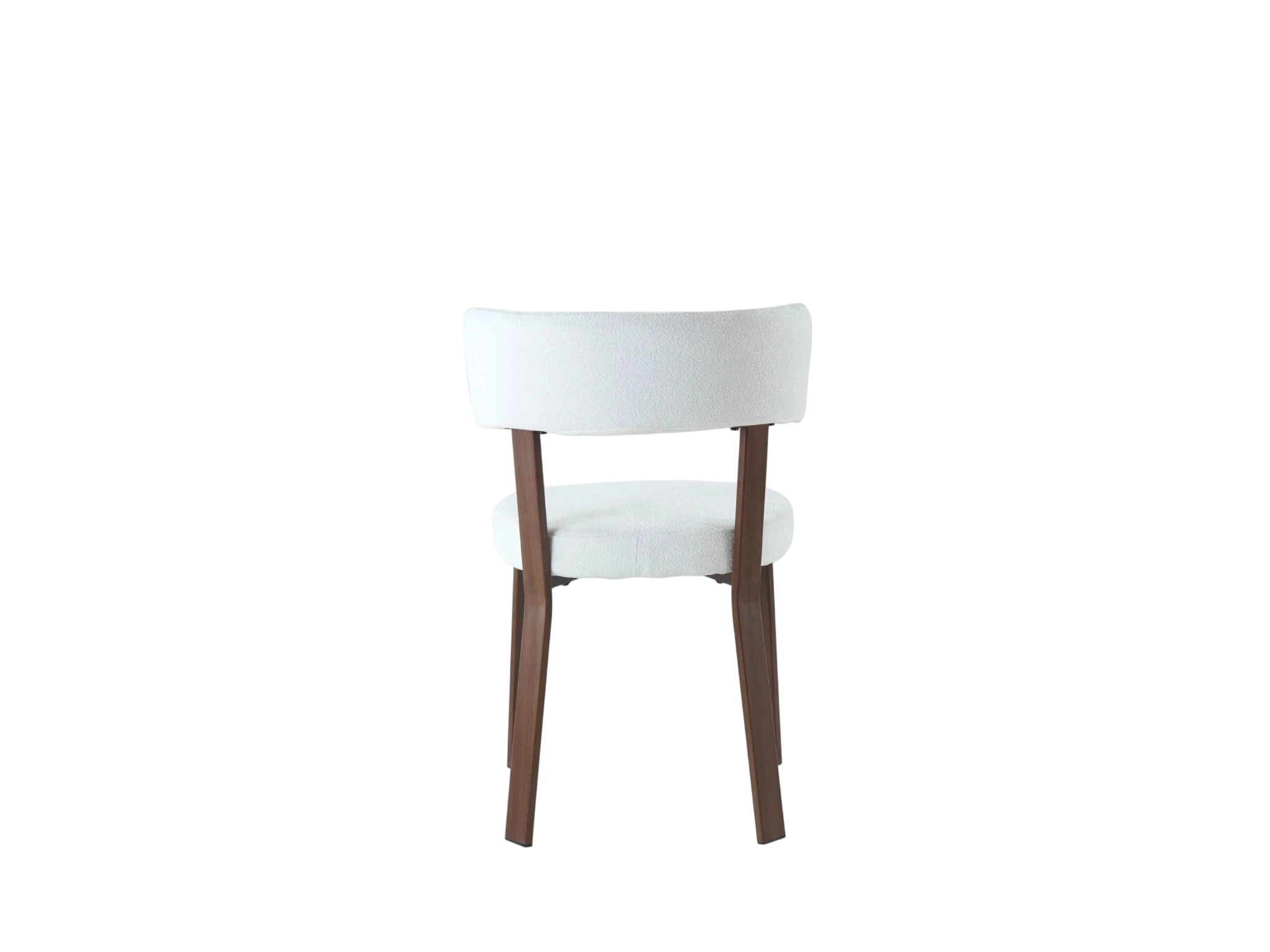 Chaise NORDIK pied effet noyer - assise marbella beige REF 1035