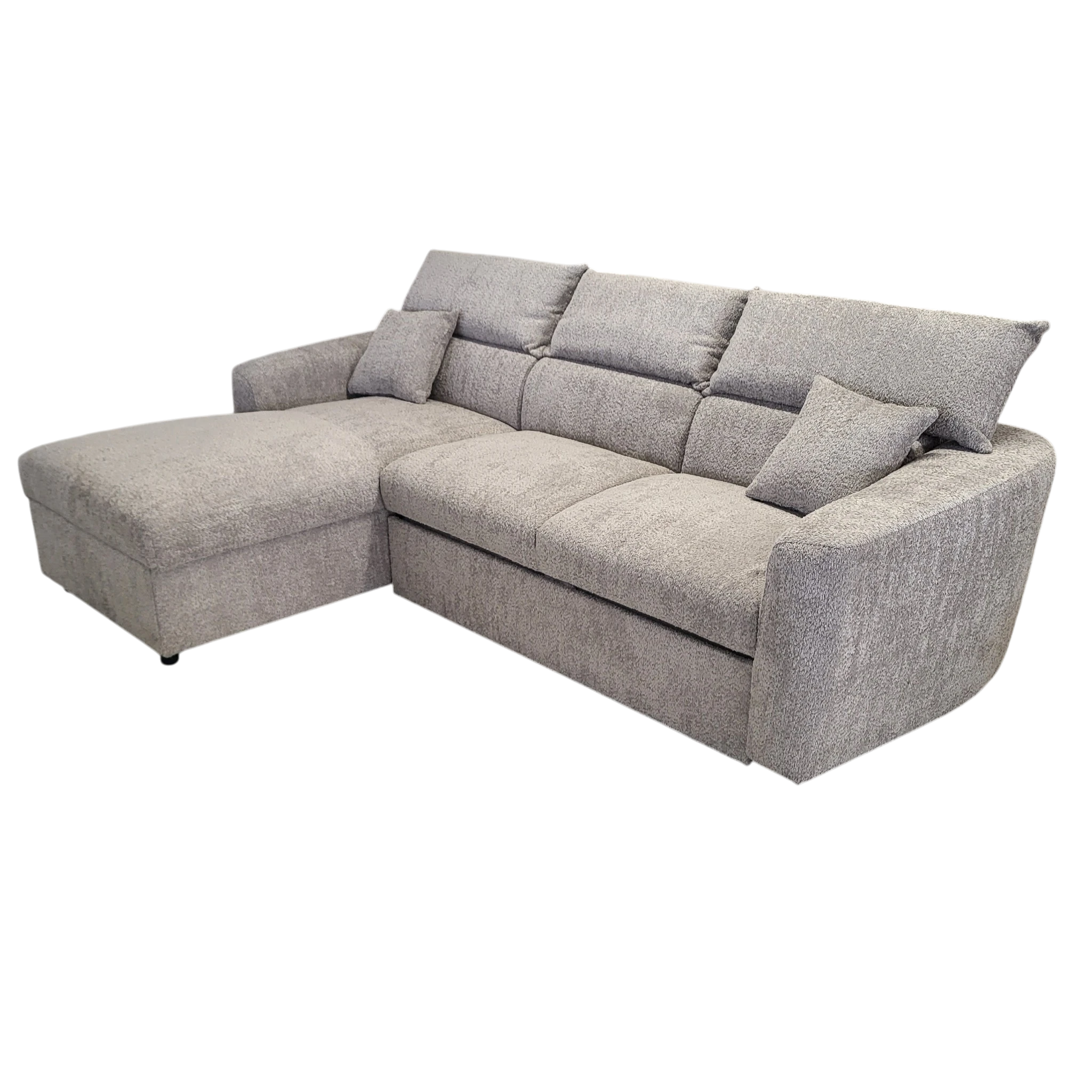 Canapé d'angle convertible MELANIA - Tissu anthology 16