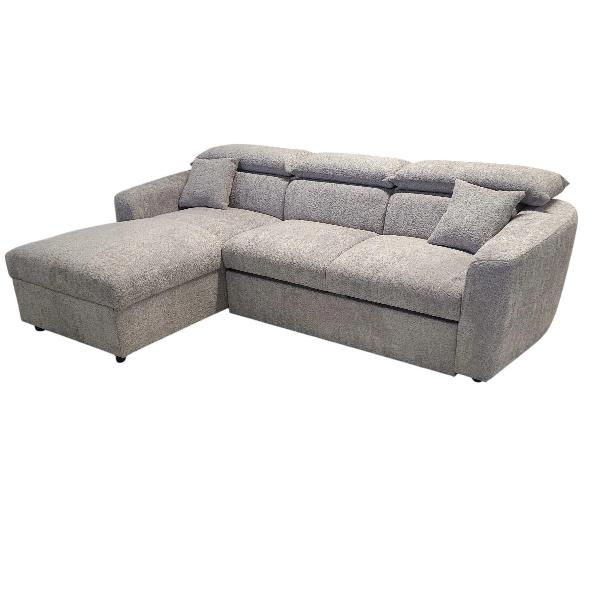 Canapé d'angle convertible MELANIA - Tissu anthology 16