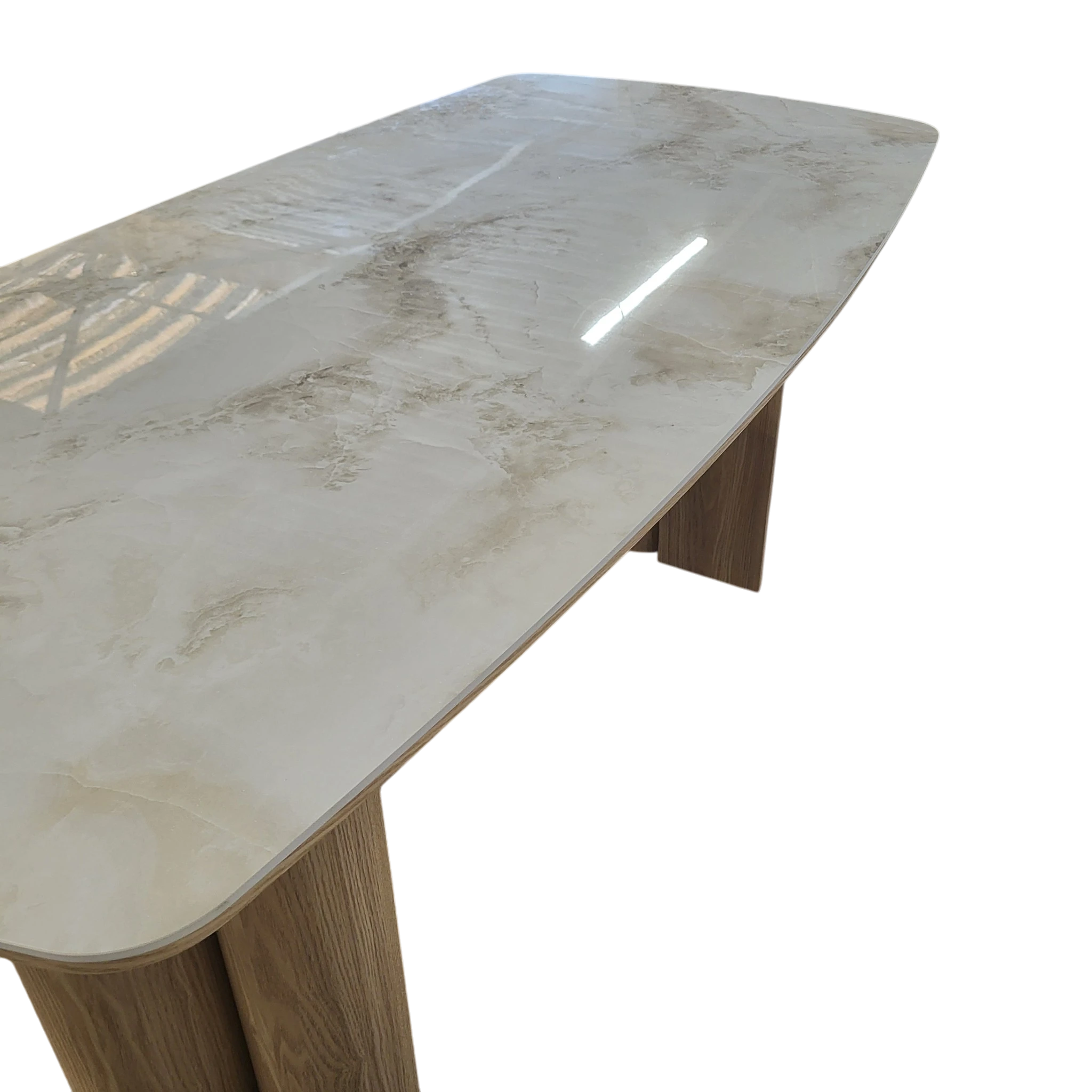 Table à manger TRINITY en bois de hêtre REF 207